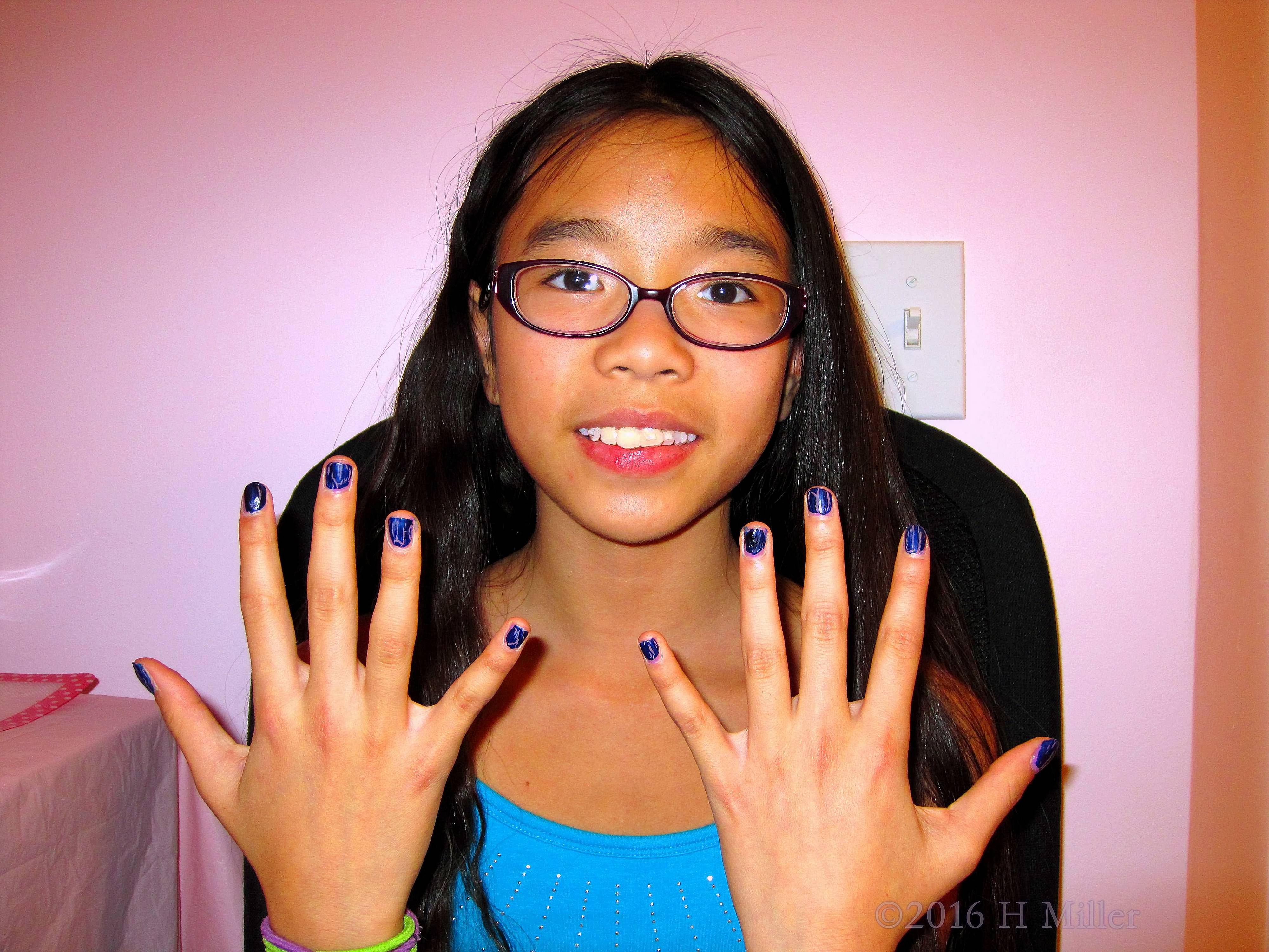 Loving Her Cool Purple Home Girls Spa Mani Loving Her Cool Purple Home Girls Spa Mani