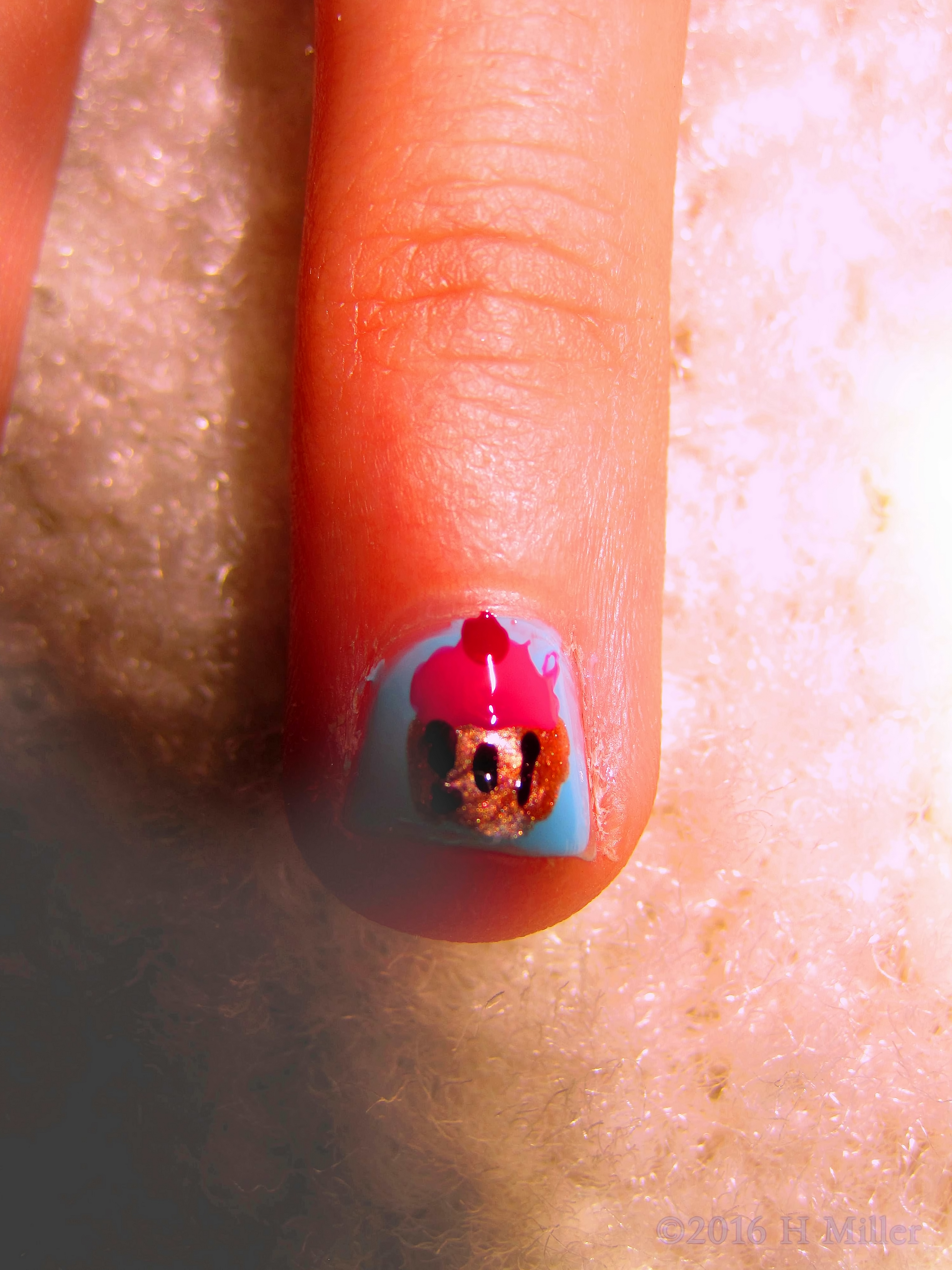 Sweet Cupcake Kids Mani!! Sweet Cupcake Kids Mani!!