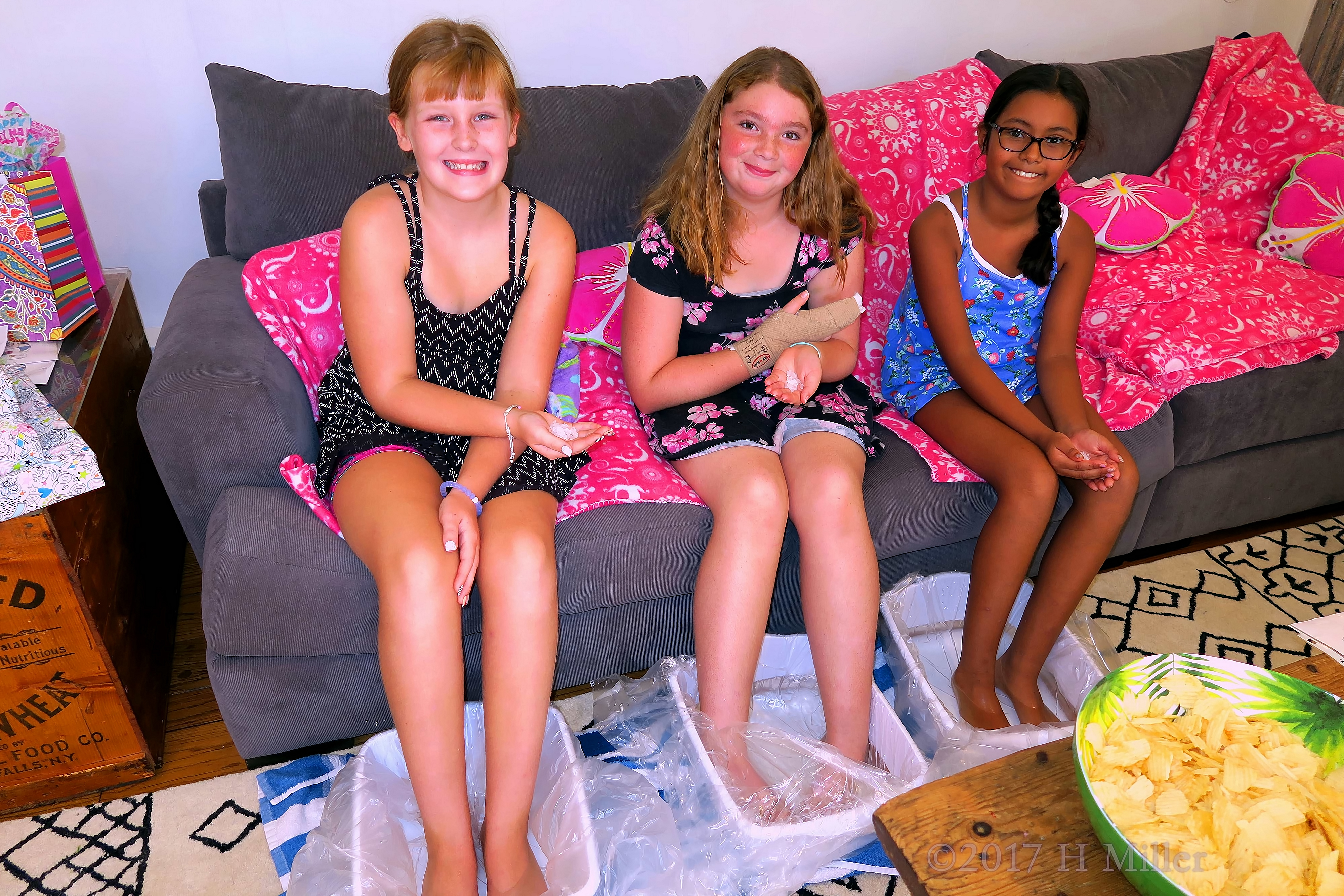 Charlie And Her Friends Getting A Pedicure Charlie And Her Friends Getting A Pedicure