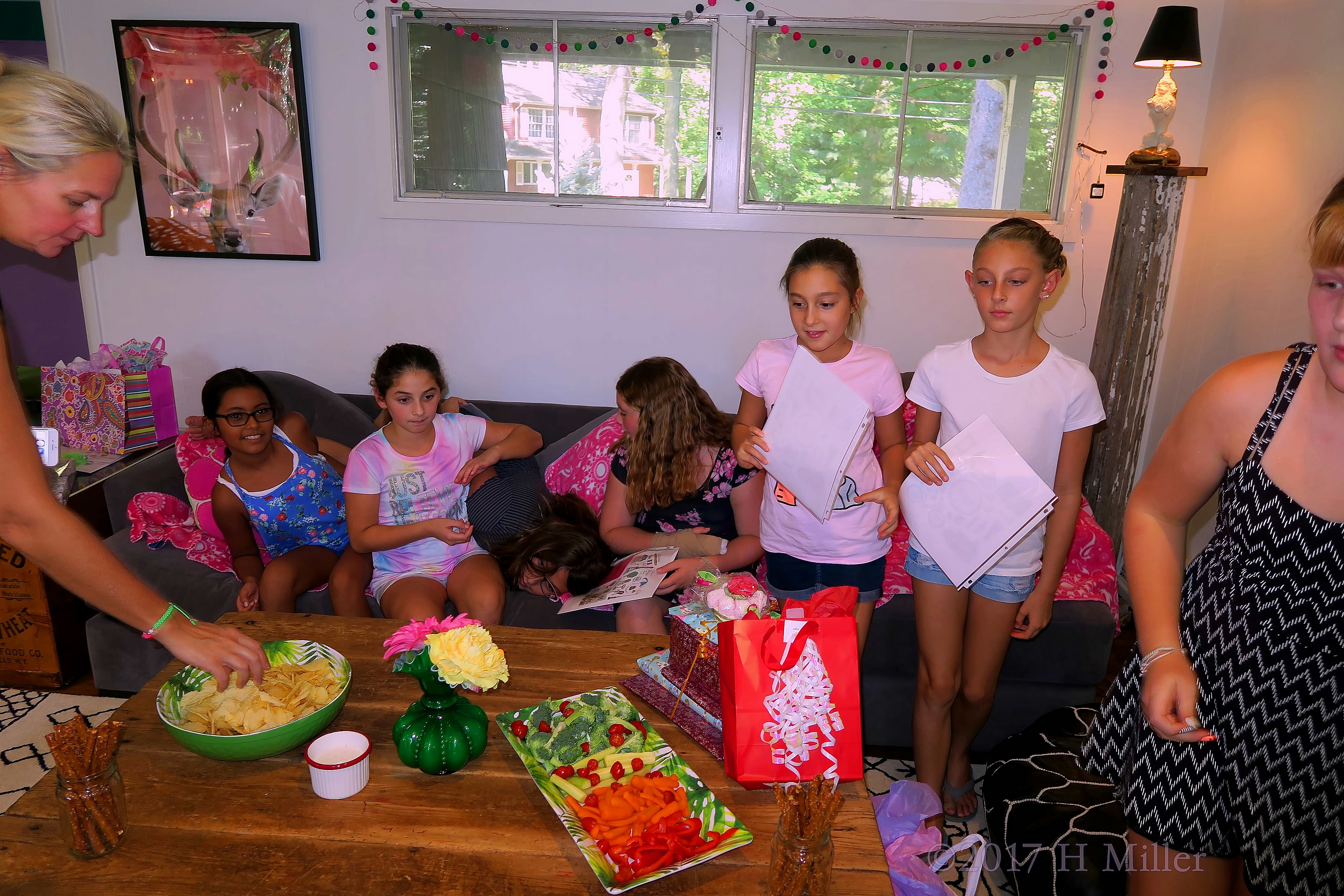 Some Refreshments After The Kids Spa Party Activities. Some Refreshments After The Kids Spa Party Activities.