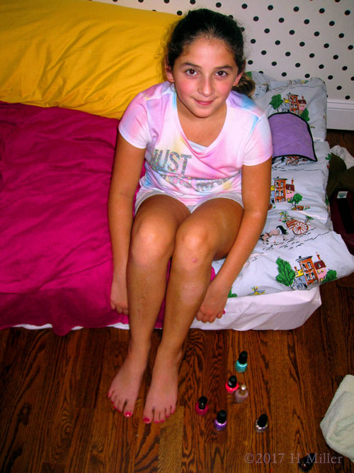 Pretty Shades Of Pink, Purple, And Blue For This Girls Mani And Pedi. Pretty Shades Of Pink, Purple, And Blue For This Girls Mani And Pedi.