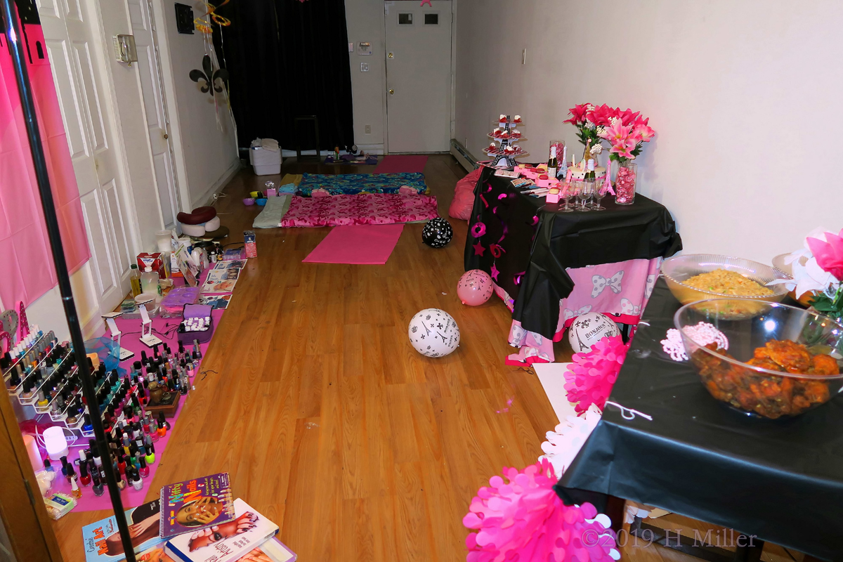 Everything Is Arranged For The Girls Birthday Party! 