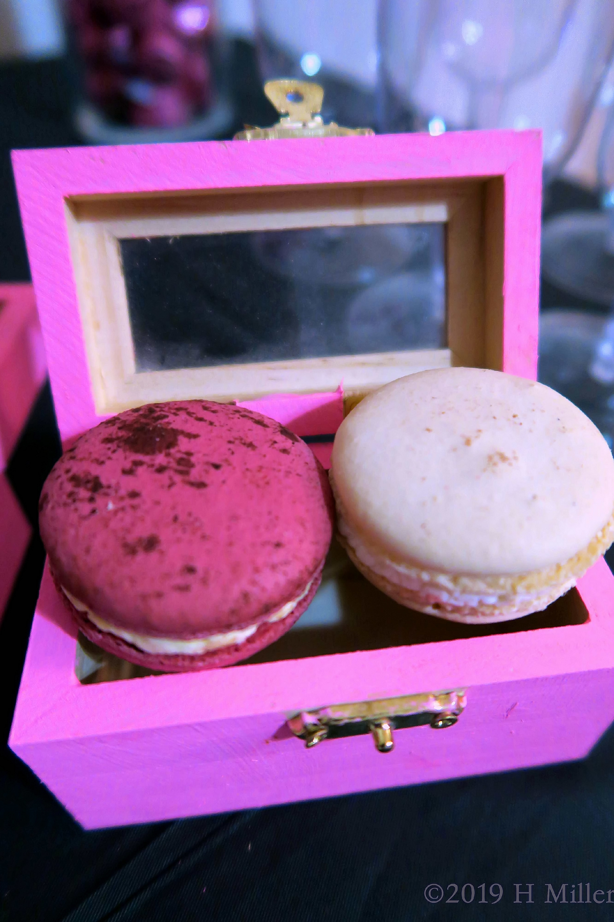 White And Pink Macaroons 