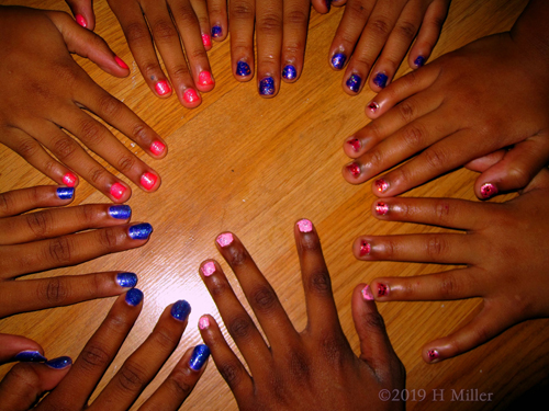 All The Girls Manicures Together!