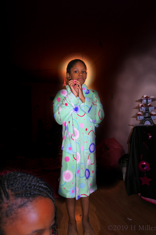 Happy With Her Kids Manicure! Happy With Her Kids Manicure!