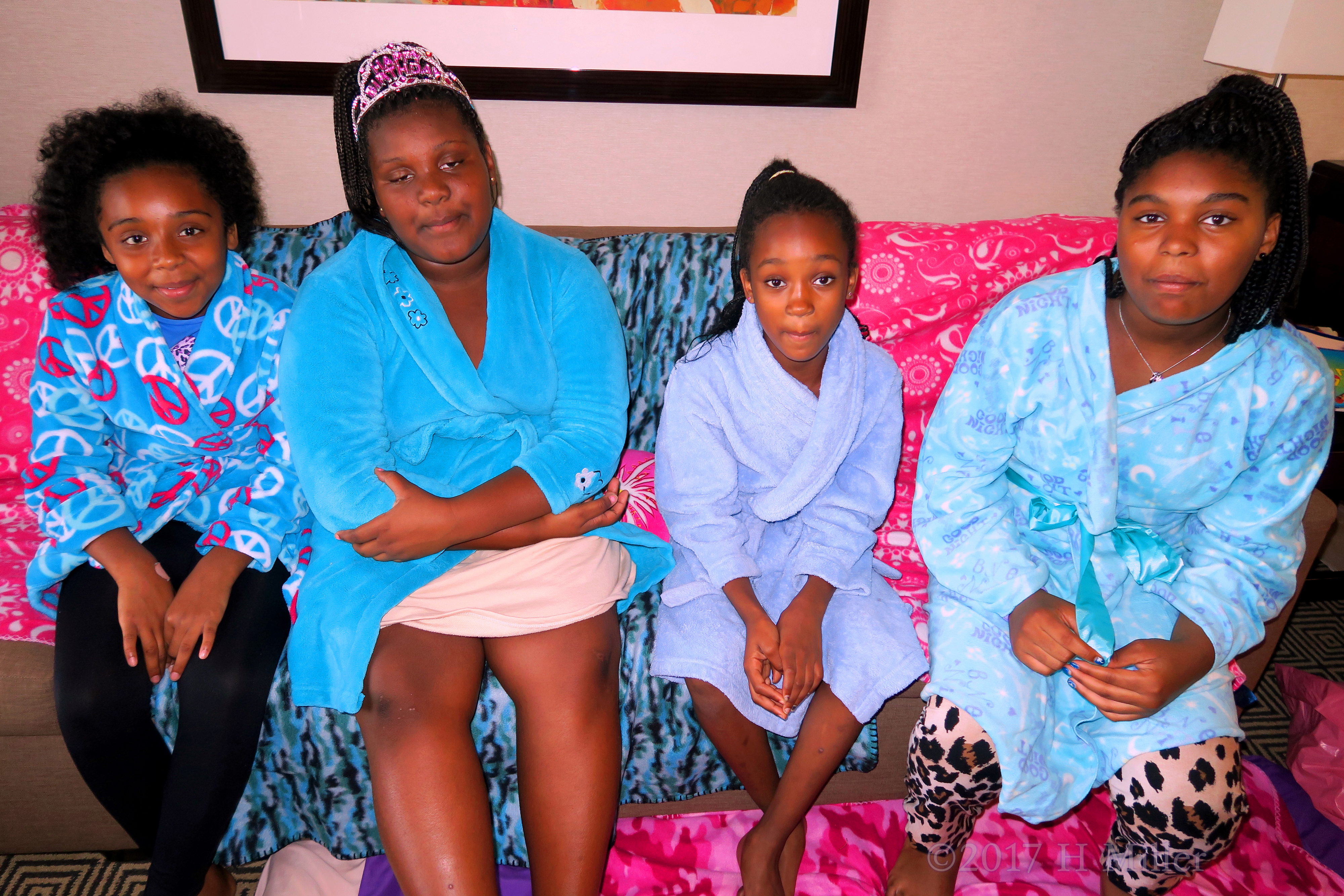 Group Picture For Cynaya's Spa Birthday Party! Group Picture For Cynaya's Spa Birthday Party!