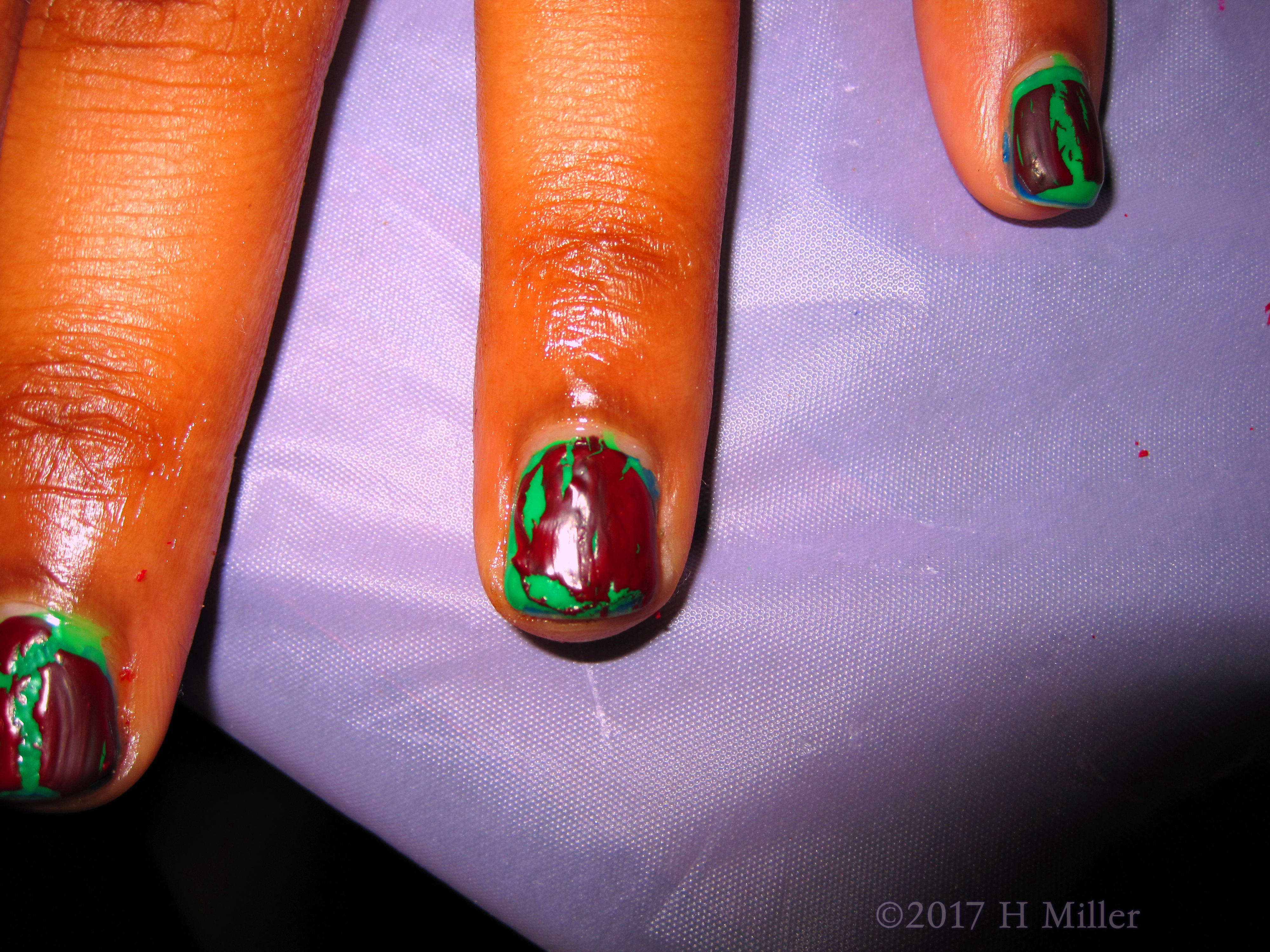 Yet Another Pic Of This Unique Shatter Nail Design. Yet Another Pic Of This Unique Shatter Nail Design.