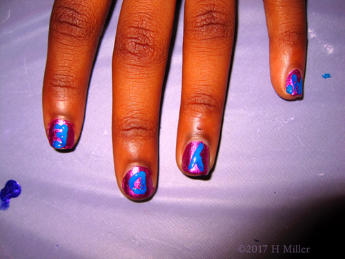 Alphabet Nail Art Is Really Cool!