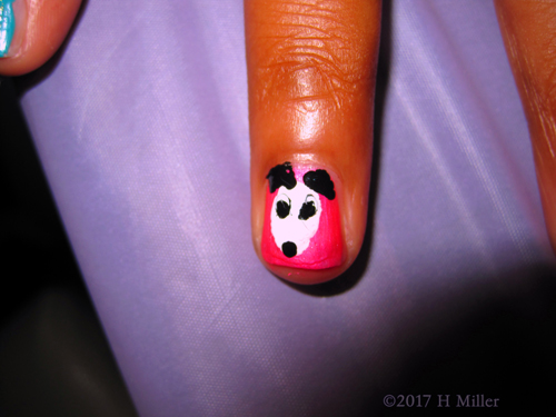 Little Dog Kid Friendly Nail Art