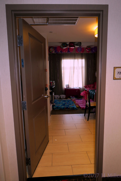 Peeping Into The Beautiful Kids Spa Party Setup. Peeping Into The Beautiful Kids Spa Party Setup.