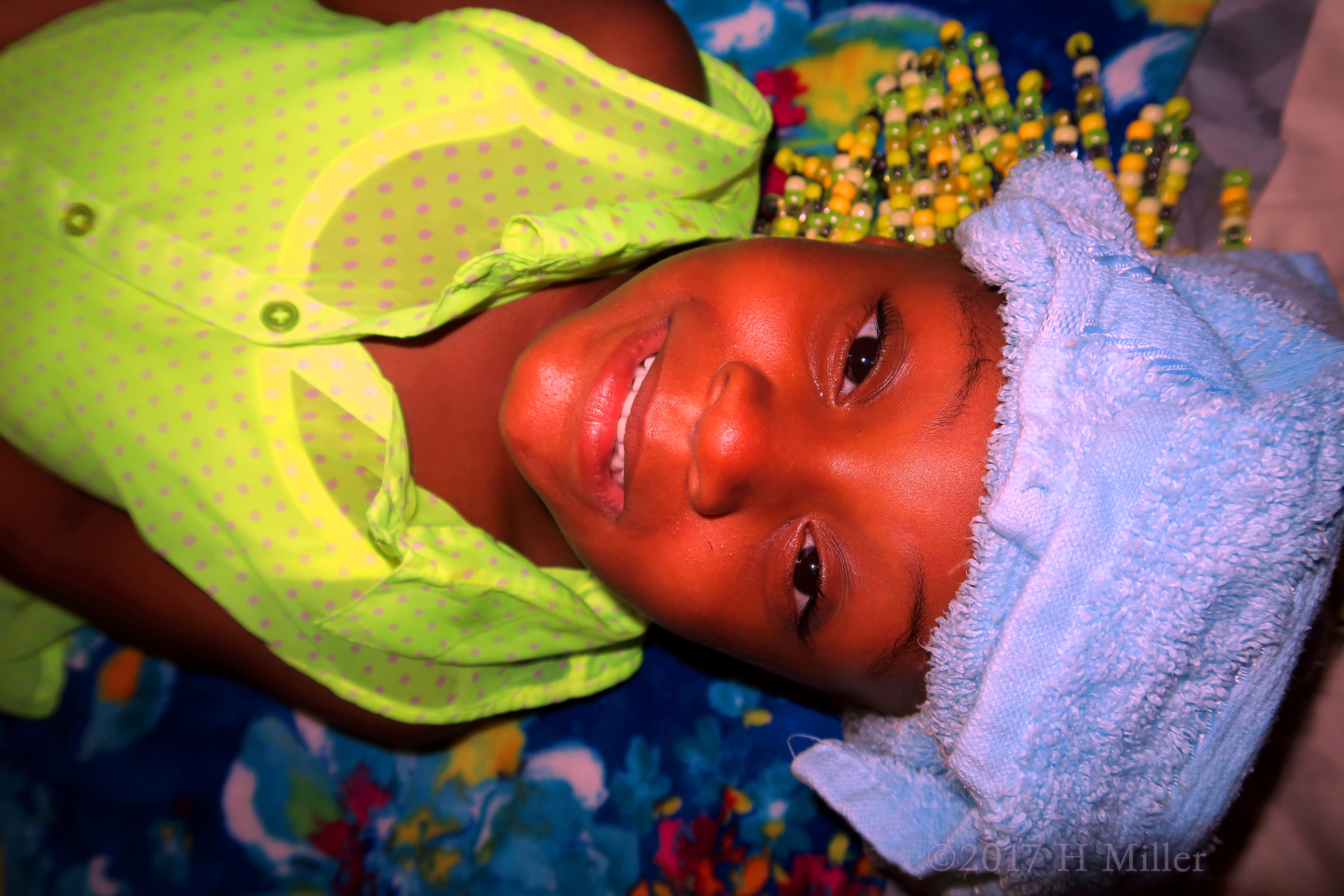 Brighter And Happier After Her Kids Facial! Brighter And Happier After Her Kids Facial!