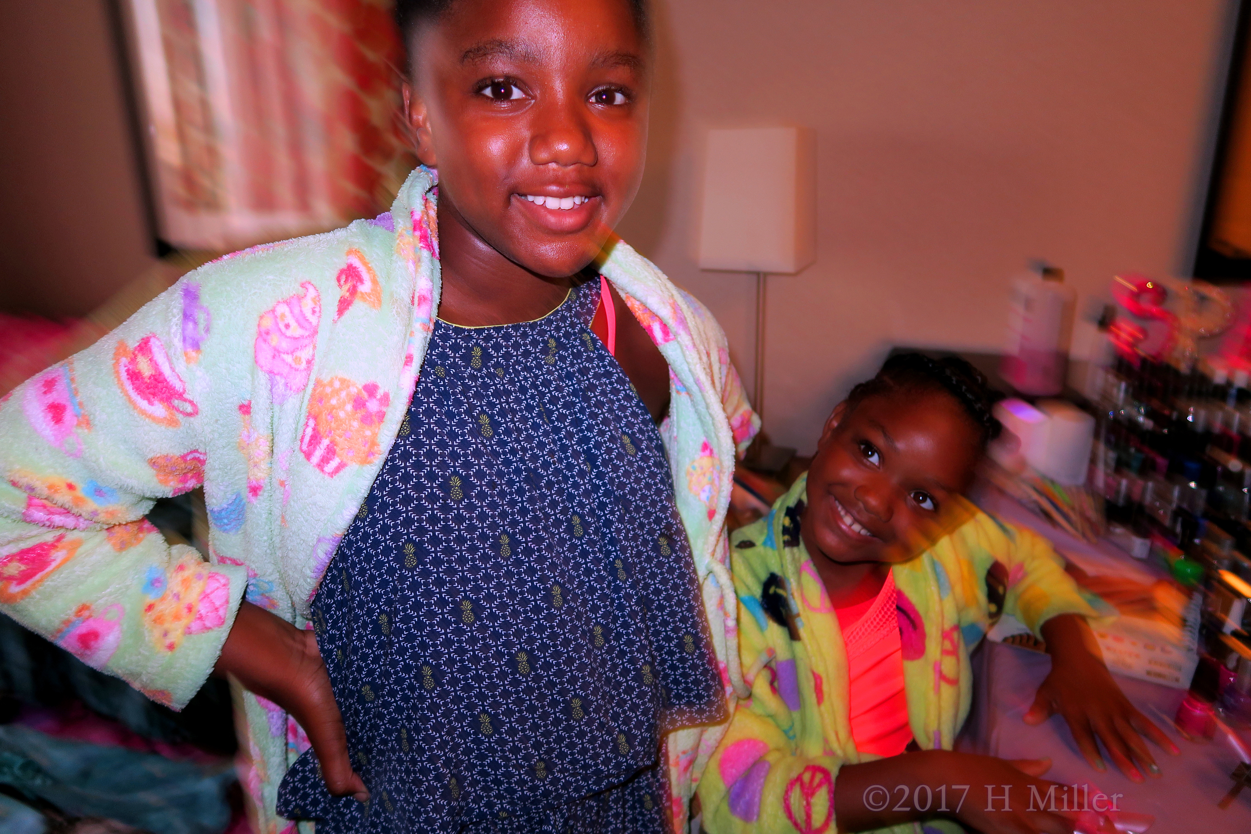 During The Mini Mani Activity, They Pose Together! During The Mini Mani Activity, They Pose Together!