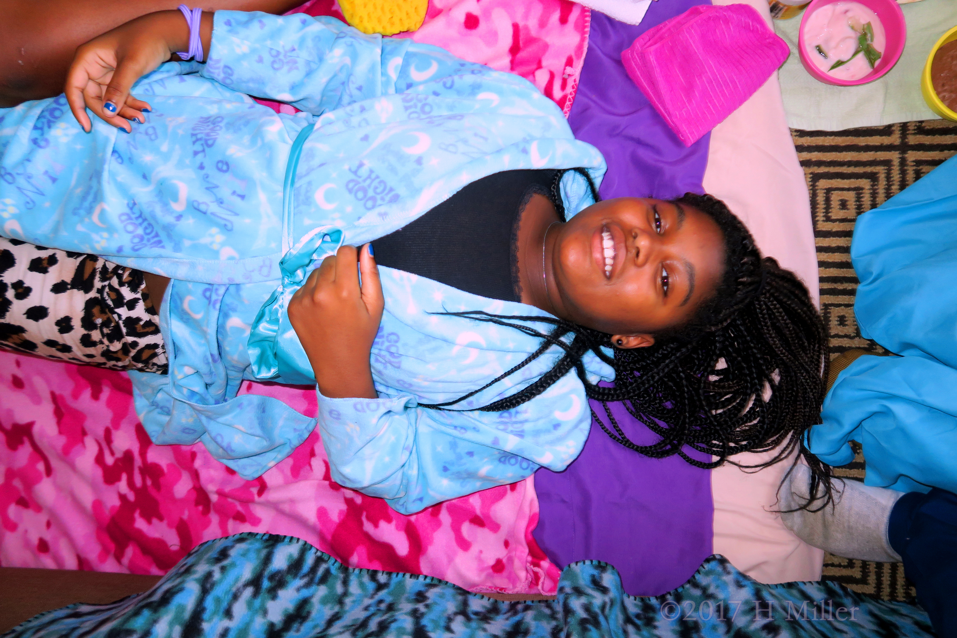 Happy To Get Started With Her Facial For Girls. Happy To Get Started With Her Facial For Girls.