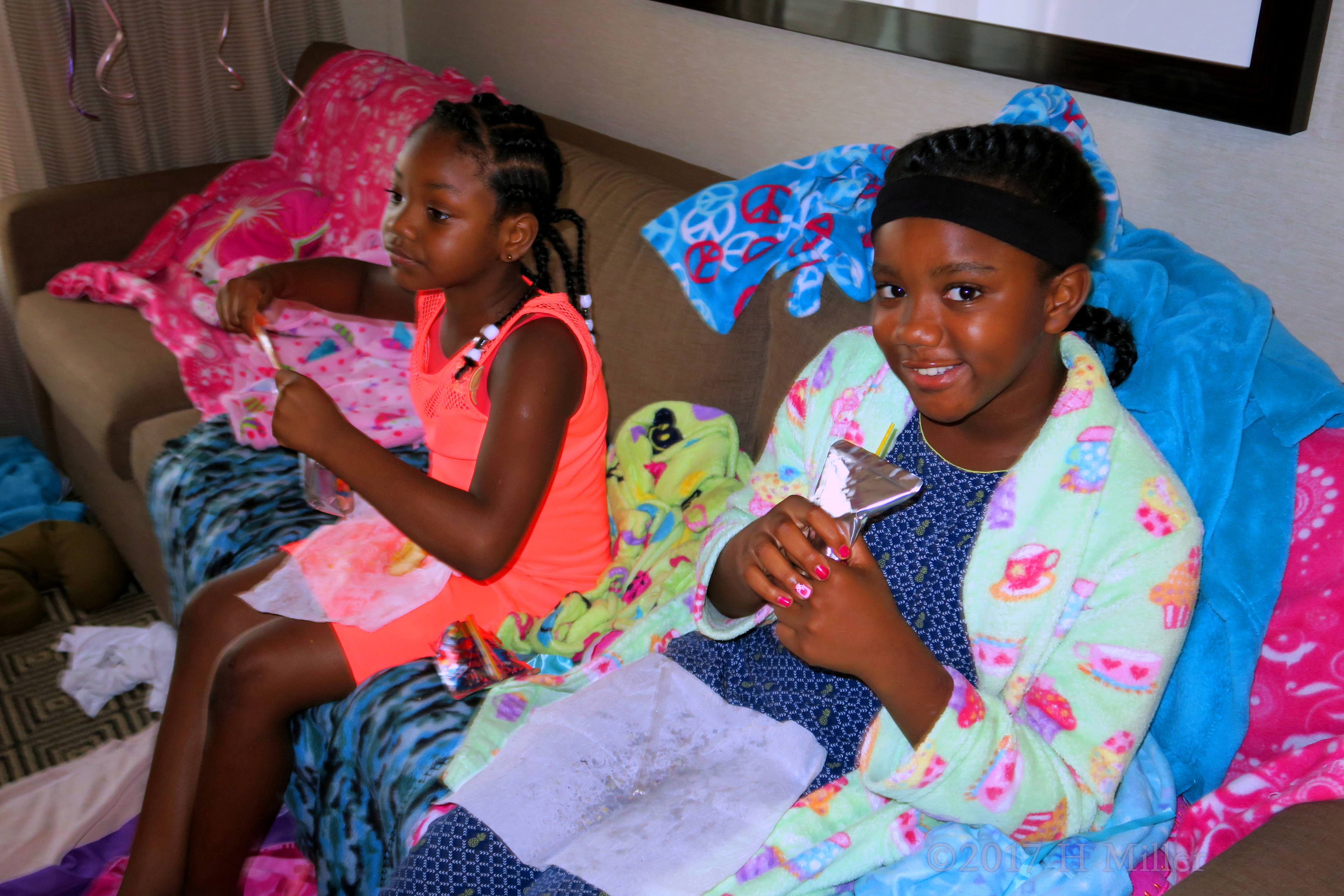 Lounging On The Comfortable Spa Couch After Snacks. Lounging On The Comfortable Spa Couch After Snacks.