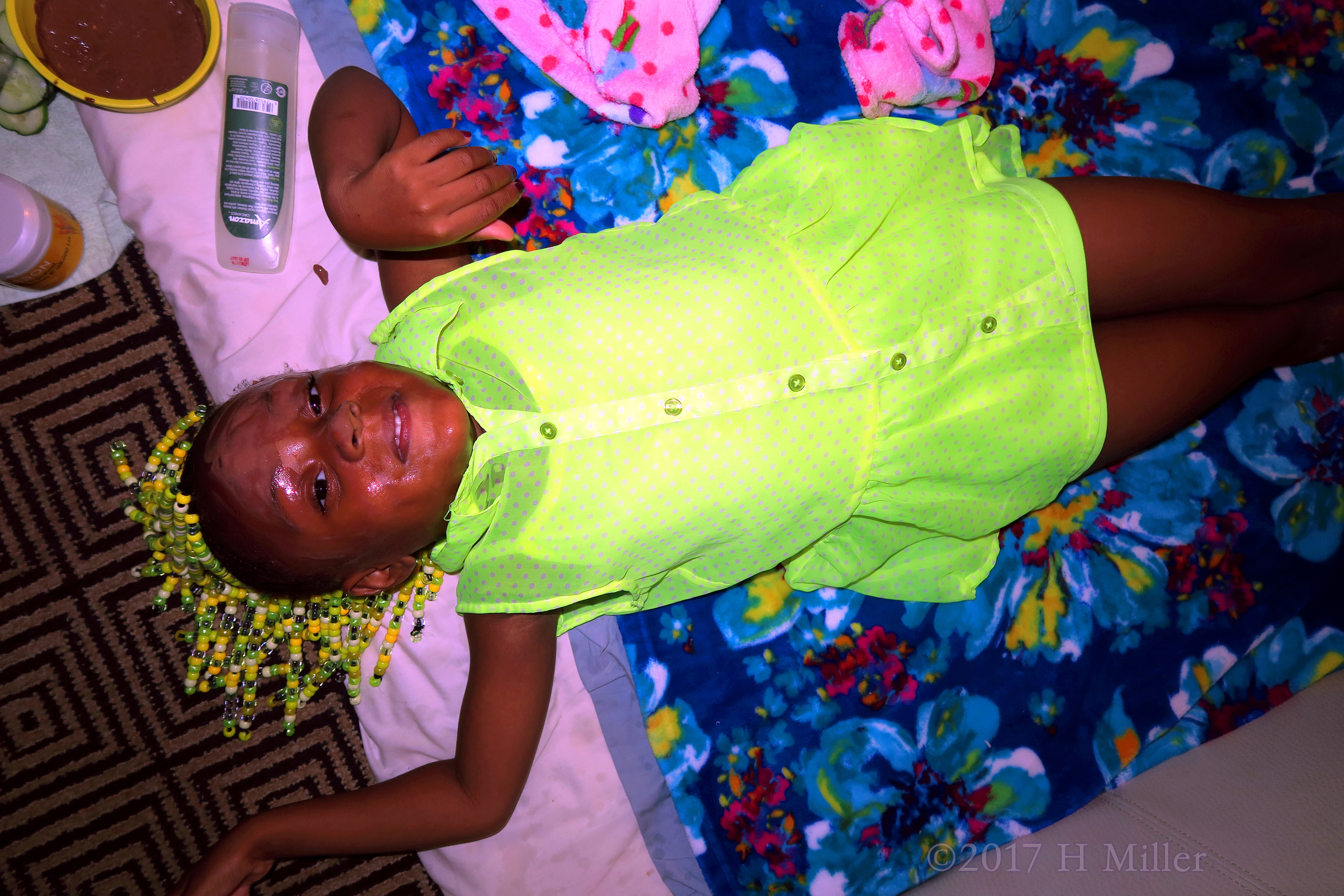 Time For Her Kids Facial! Time For Her Kids Facial!