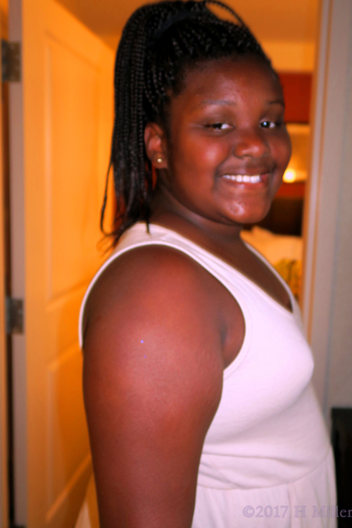 A Smiling Side Look Of The Birthday Girl! A Smiling Side Look Of The Birthday Girl!