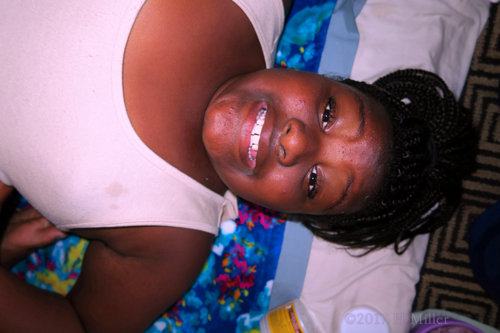 After Kids Facials, A Big Smile. After Kids Facials, A Big Smile.