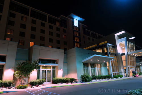 The Venue Looks Beautiful In The Moonlight. 