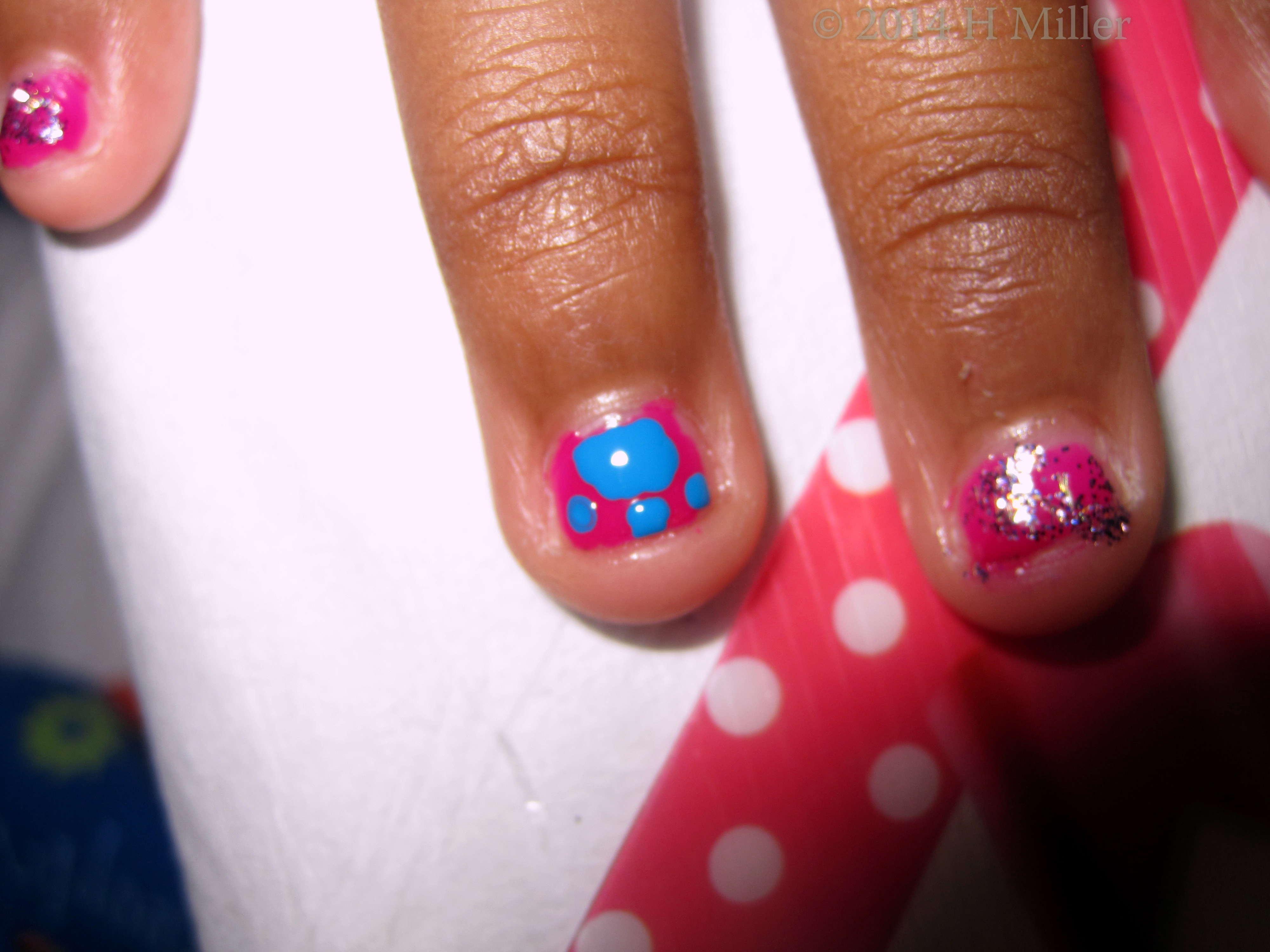 Closeup Of Blue Design. Closeup Of Blue Design.