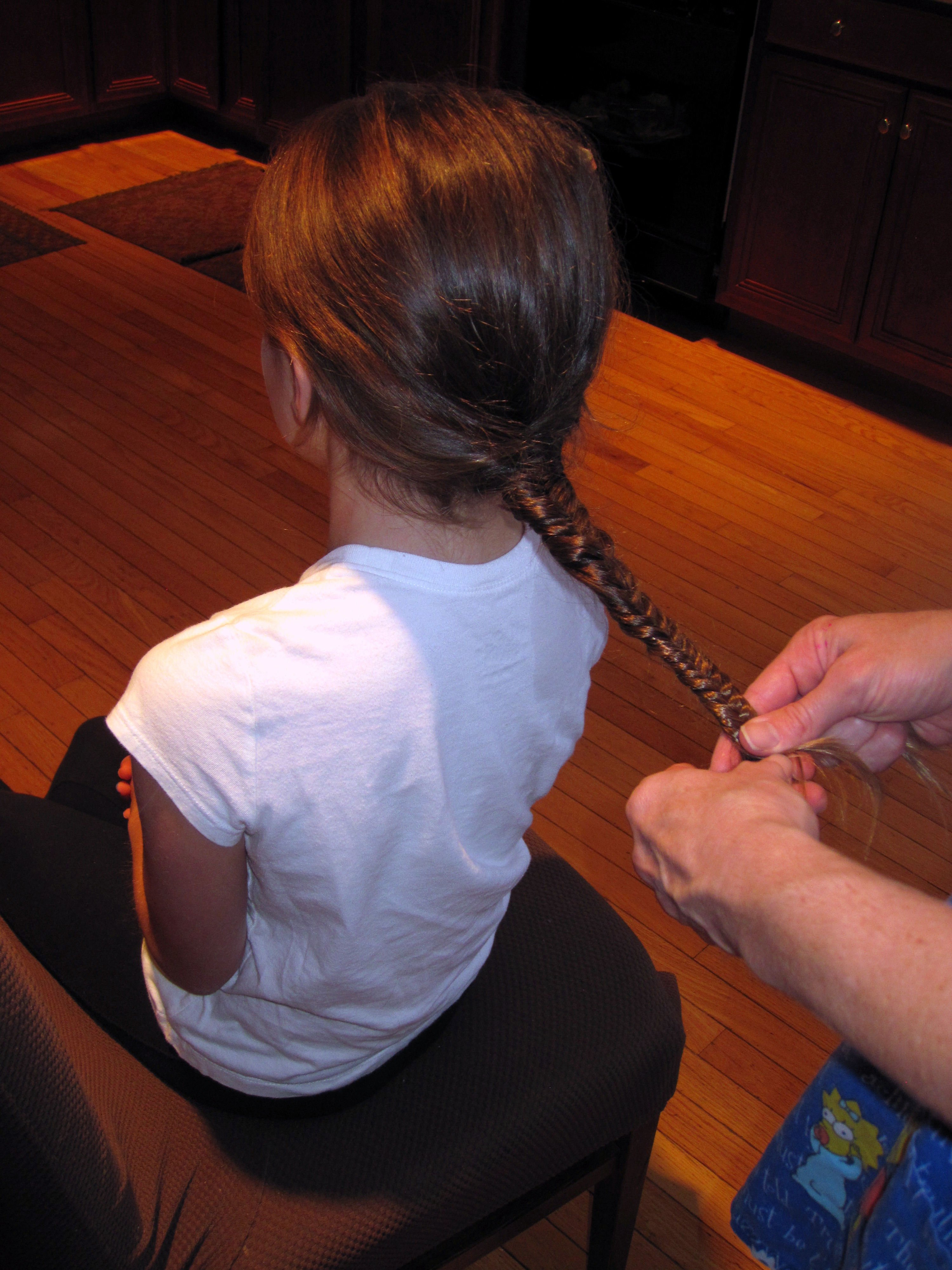Fishtail Braid Kids Home Spa Hair Styling. Fishtail Braid Kids Home Spa Hair Styling.