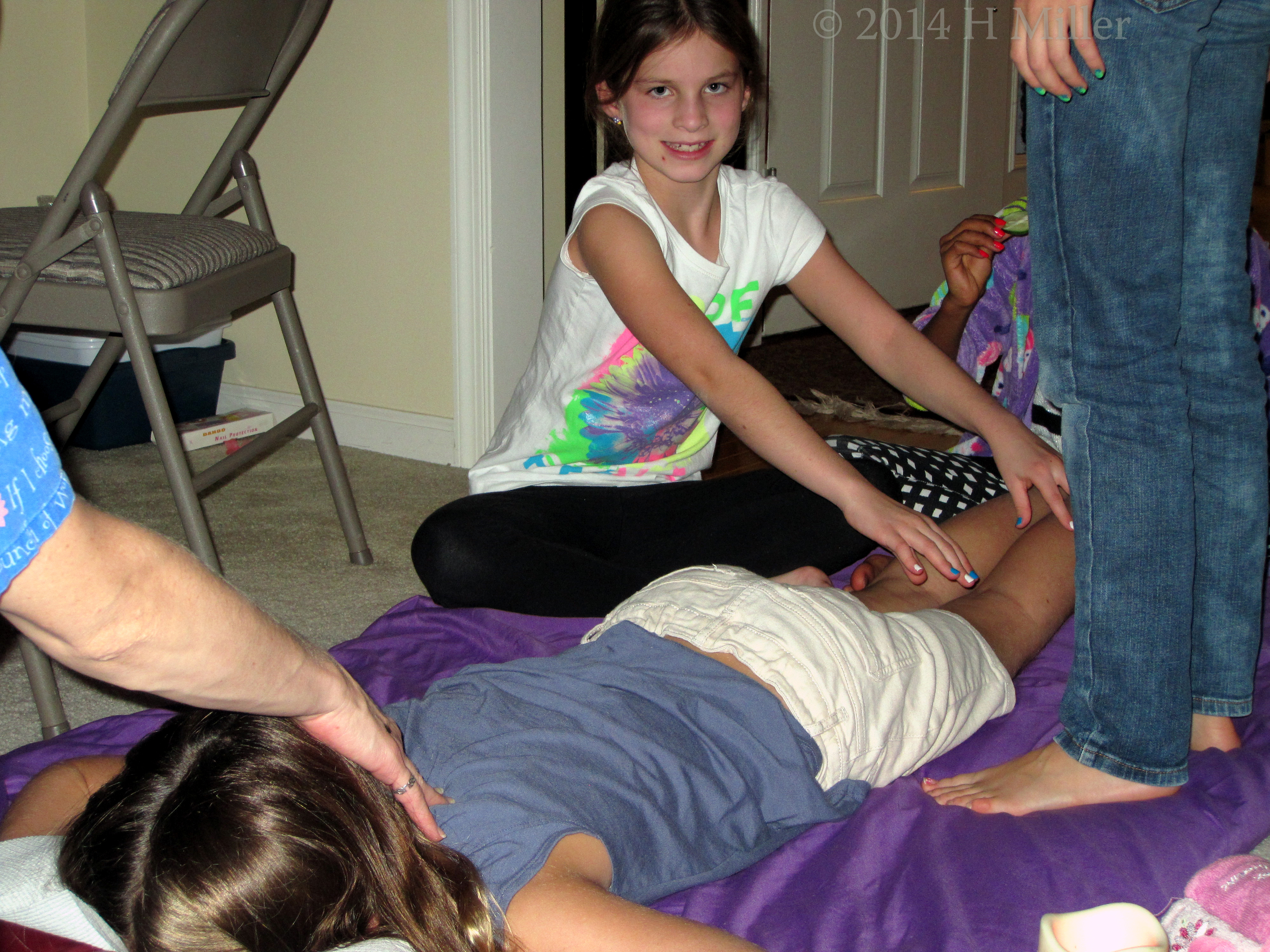 4 Hand Pediatric Massage. 