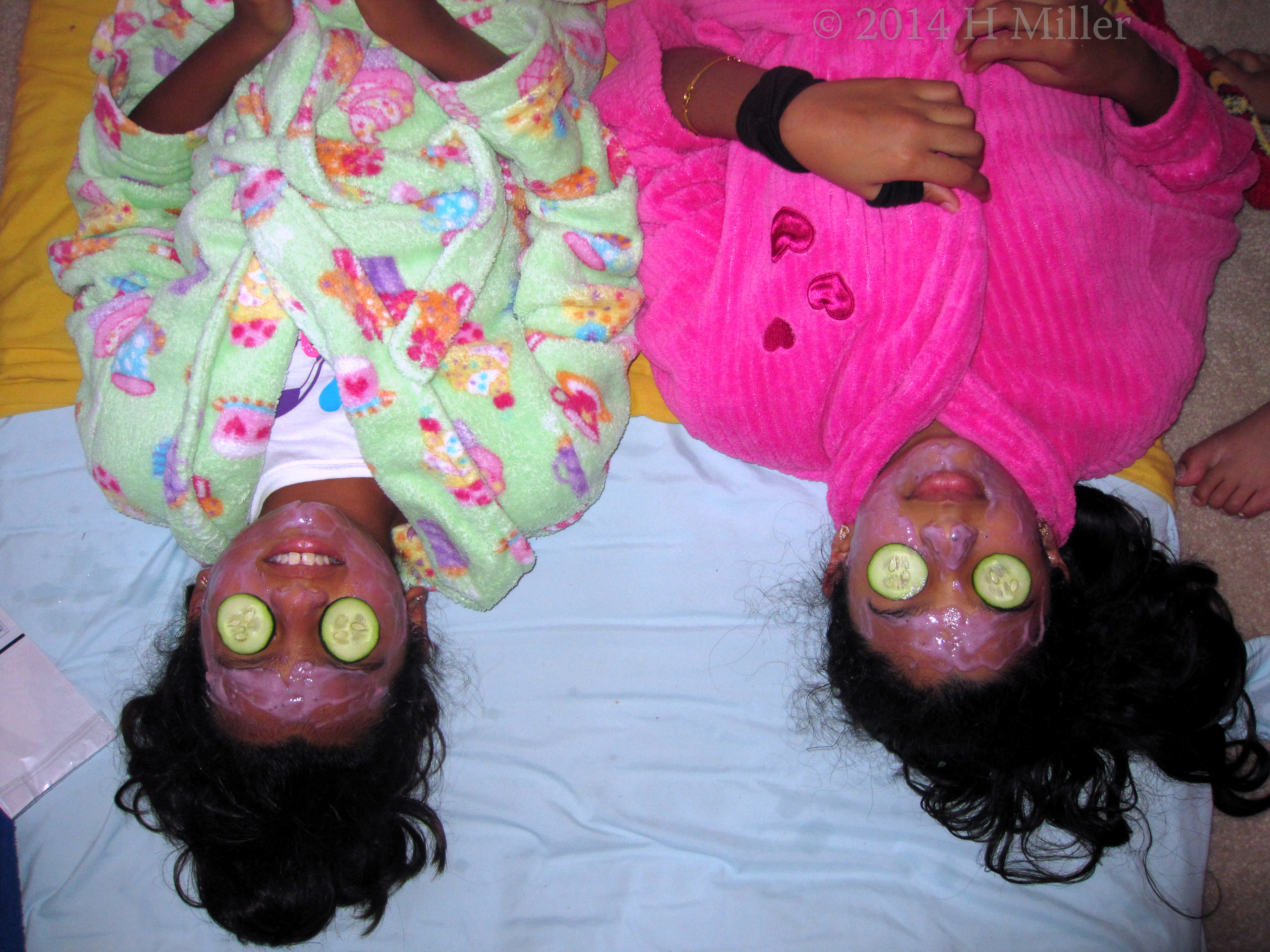 Cukes On Eyes, The Girls Are Ready To Relax.
