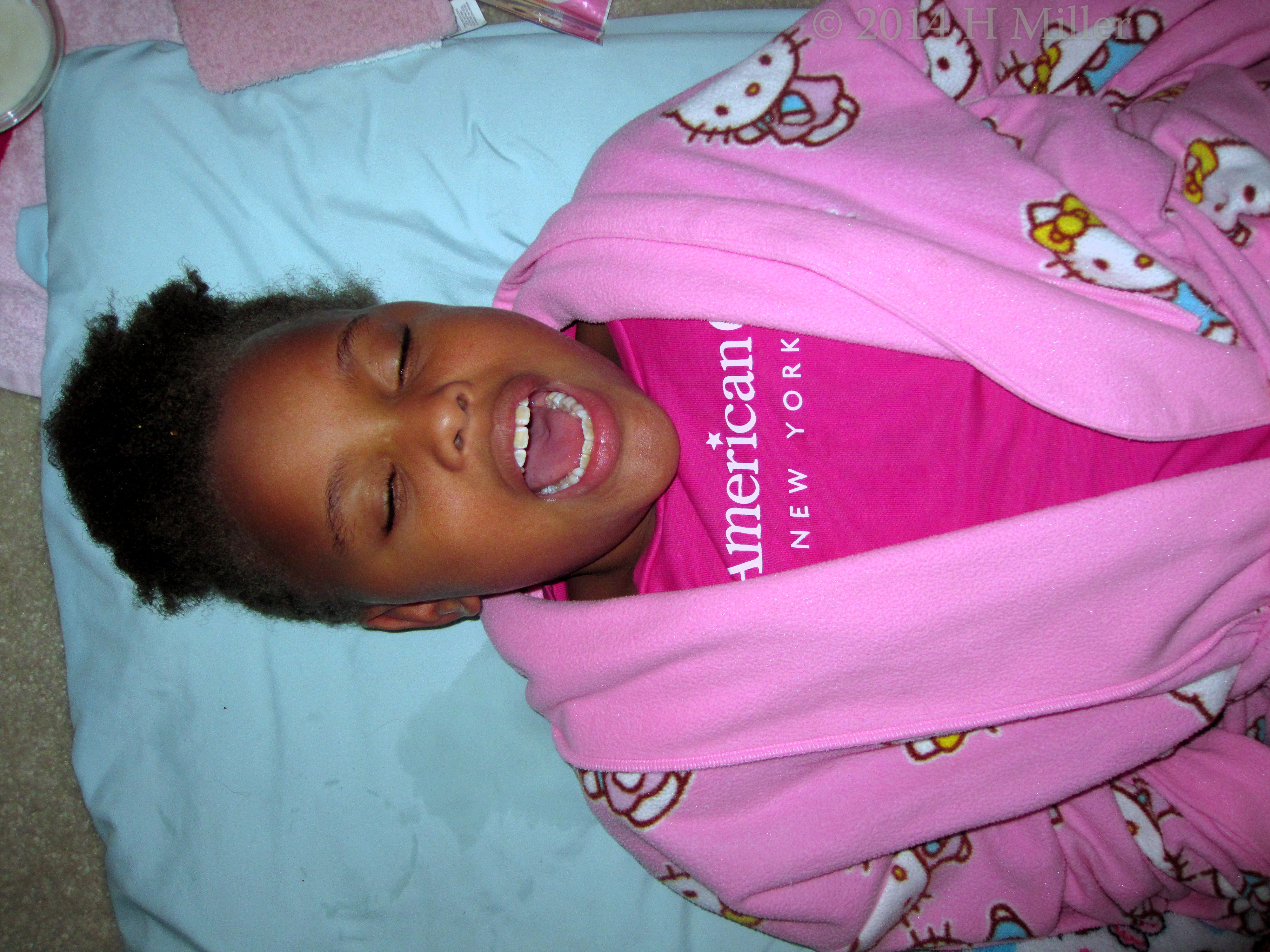 Feeling A Tad Sleepy After Her Kids Massage. Feeling A Tad Sleepy After Her Kids Massage.