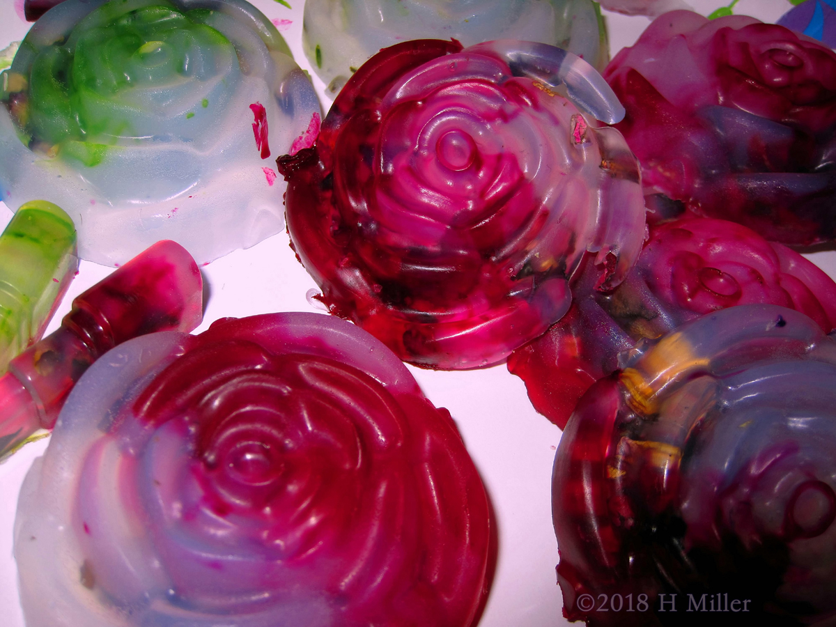 Beautiful Flowers Made Out Of Wax. 