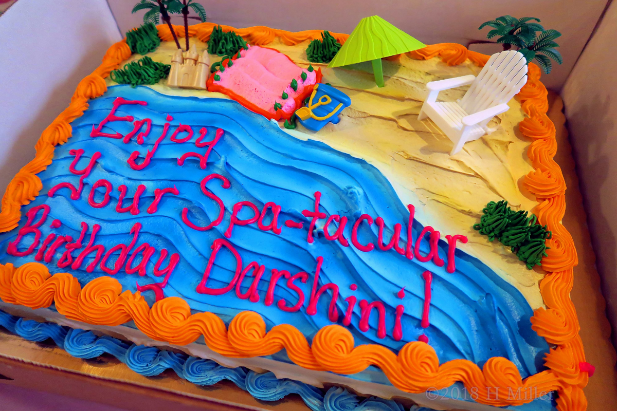 Such A Spa Tacular Birthday Cake! 
