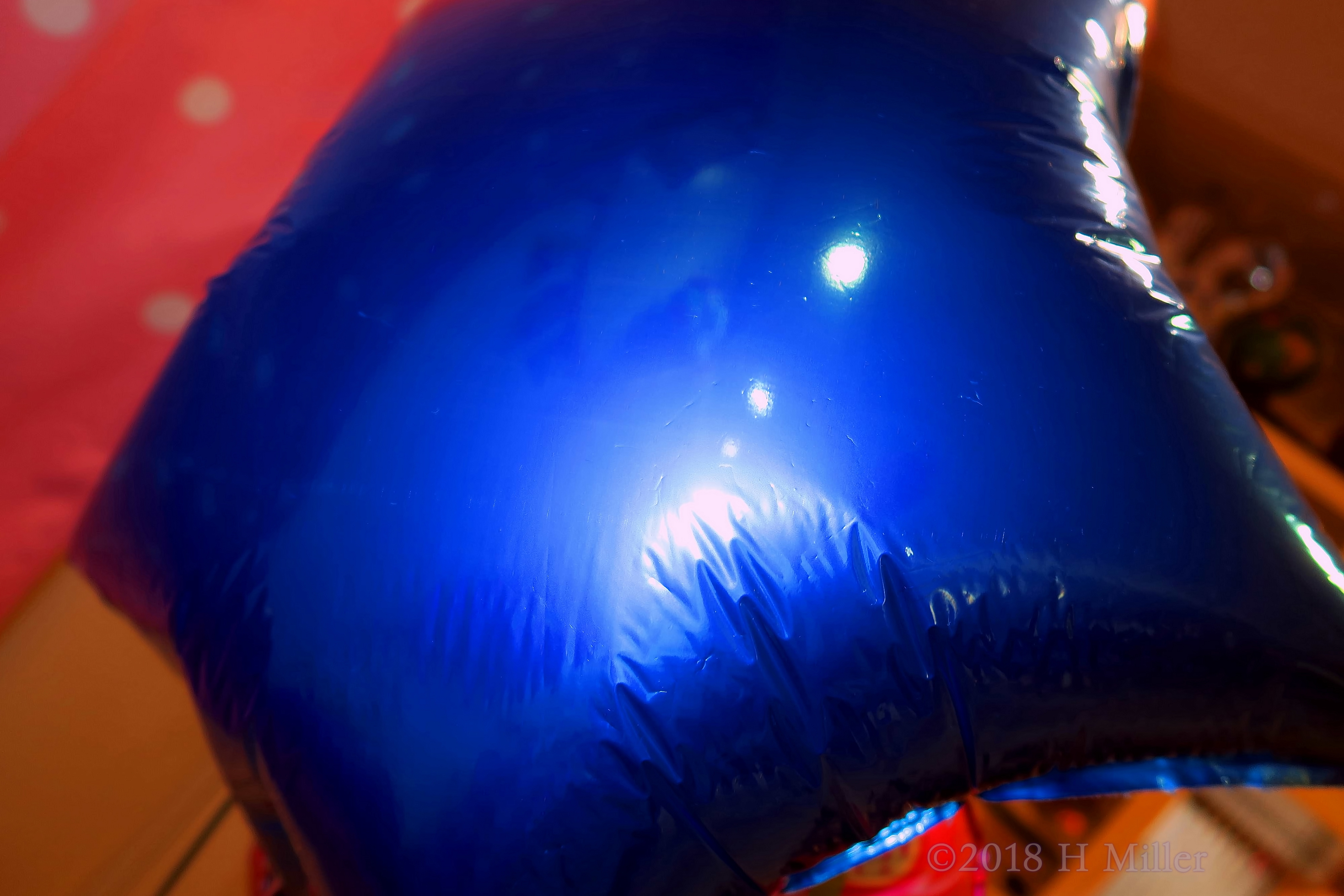 A Big Blue Square Birthday Balloon! A Big Blue Square Birthday Balloon!