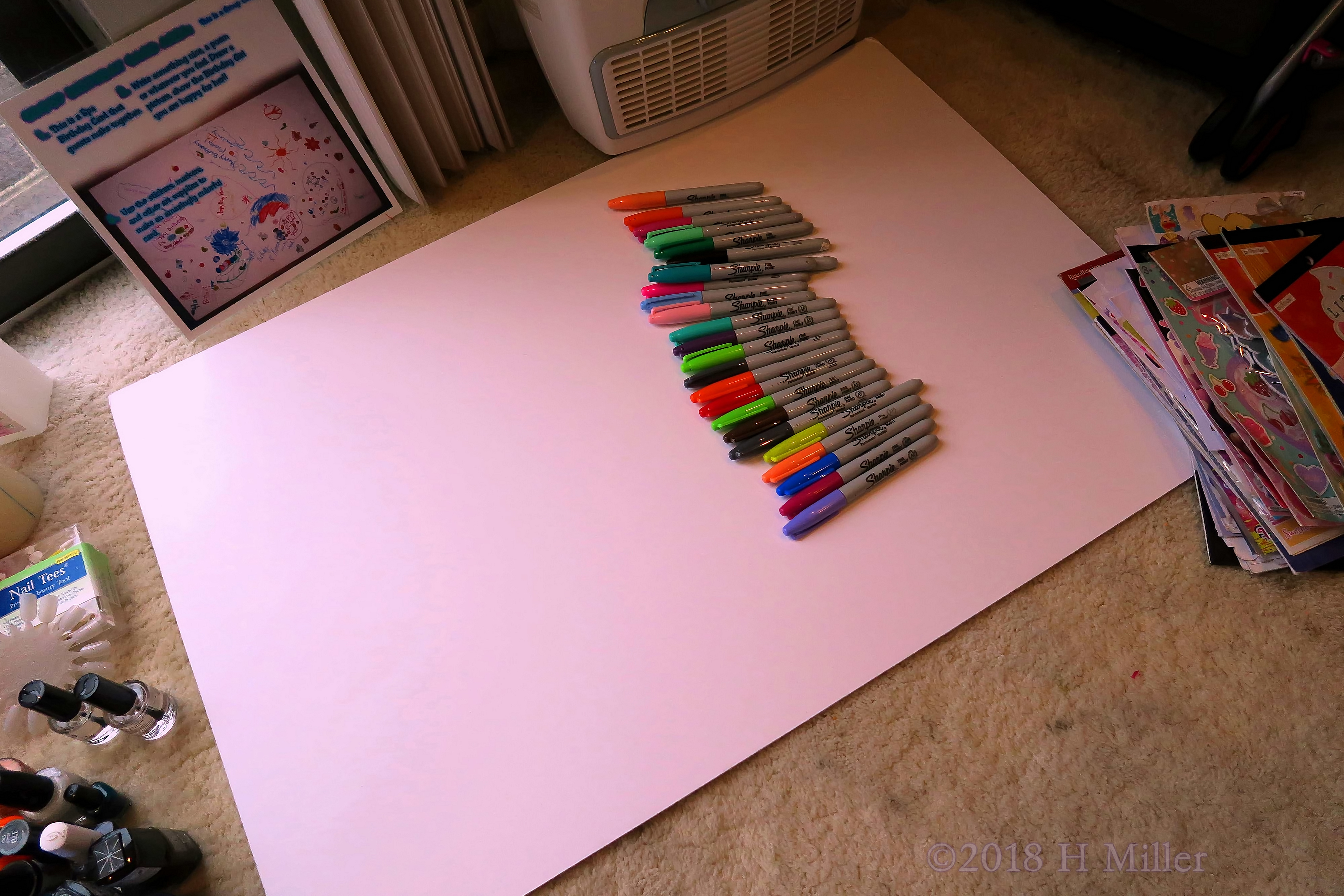 All Setup With The Spa Birthday Card Markers And Stickers! All Setup With The Spa Birthday Card Markers And Stickers!