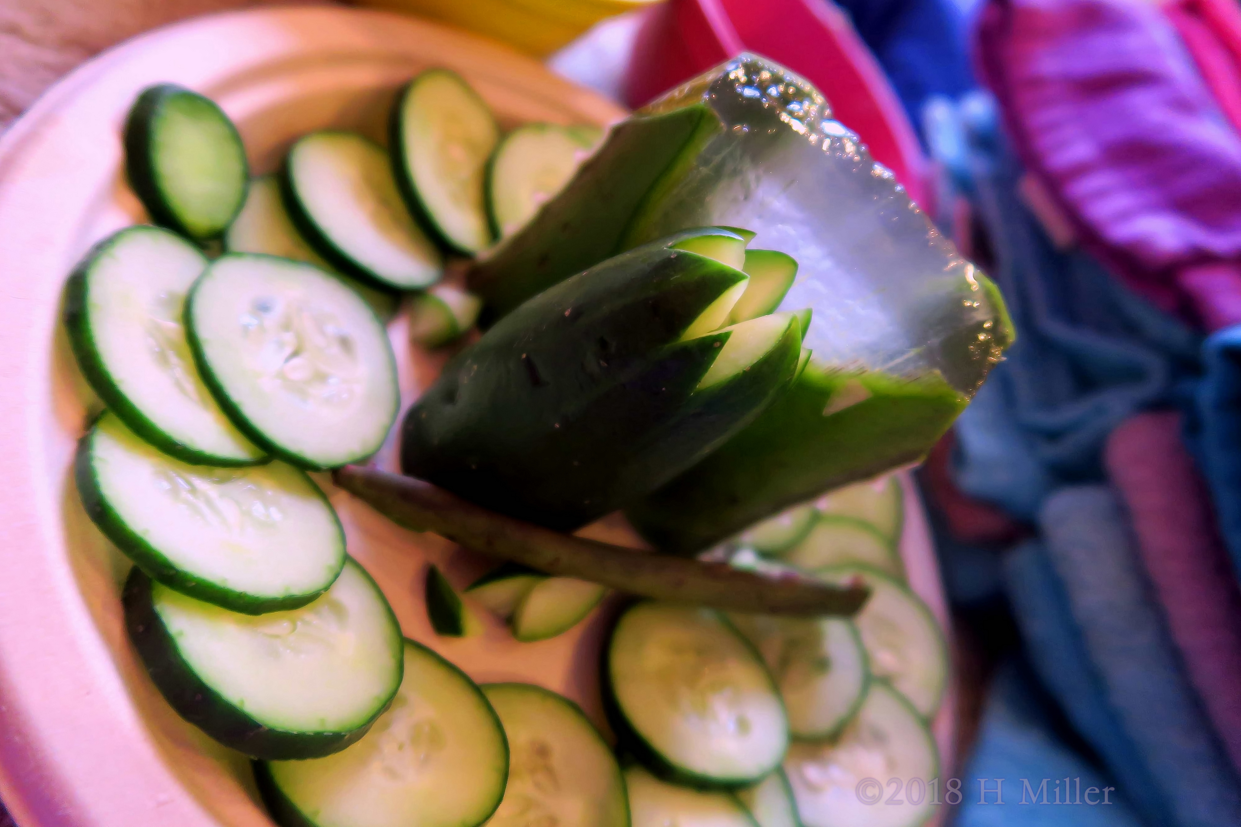 Aloe Vera And Cukes To Soothe The Skin! 