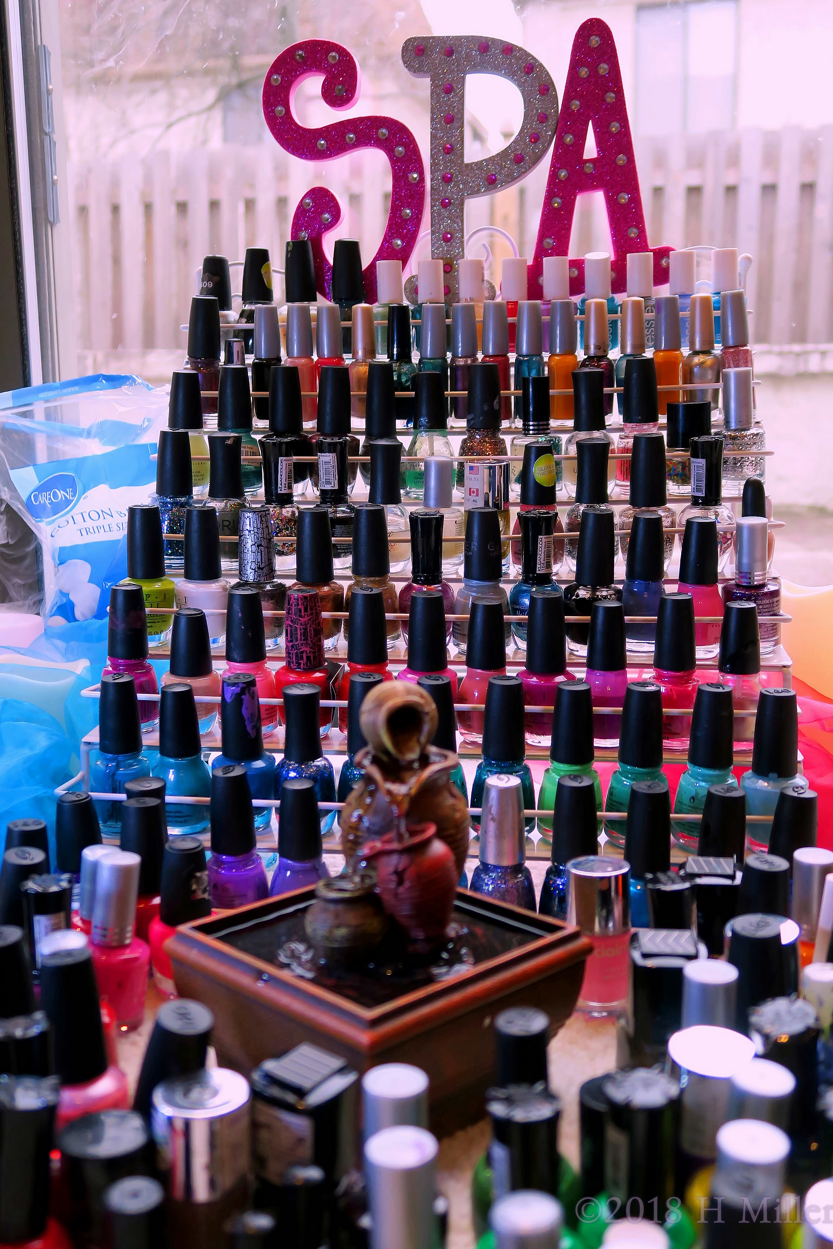 Manicure Treasure Trove Of Diverse Nail Polish Colors For The Spa Party For Girls! 