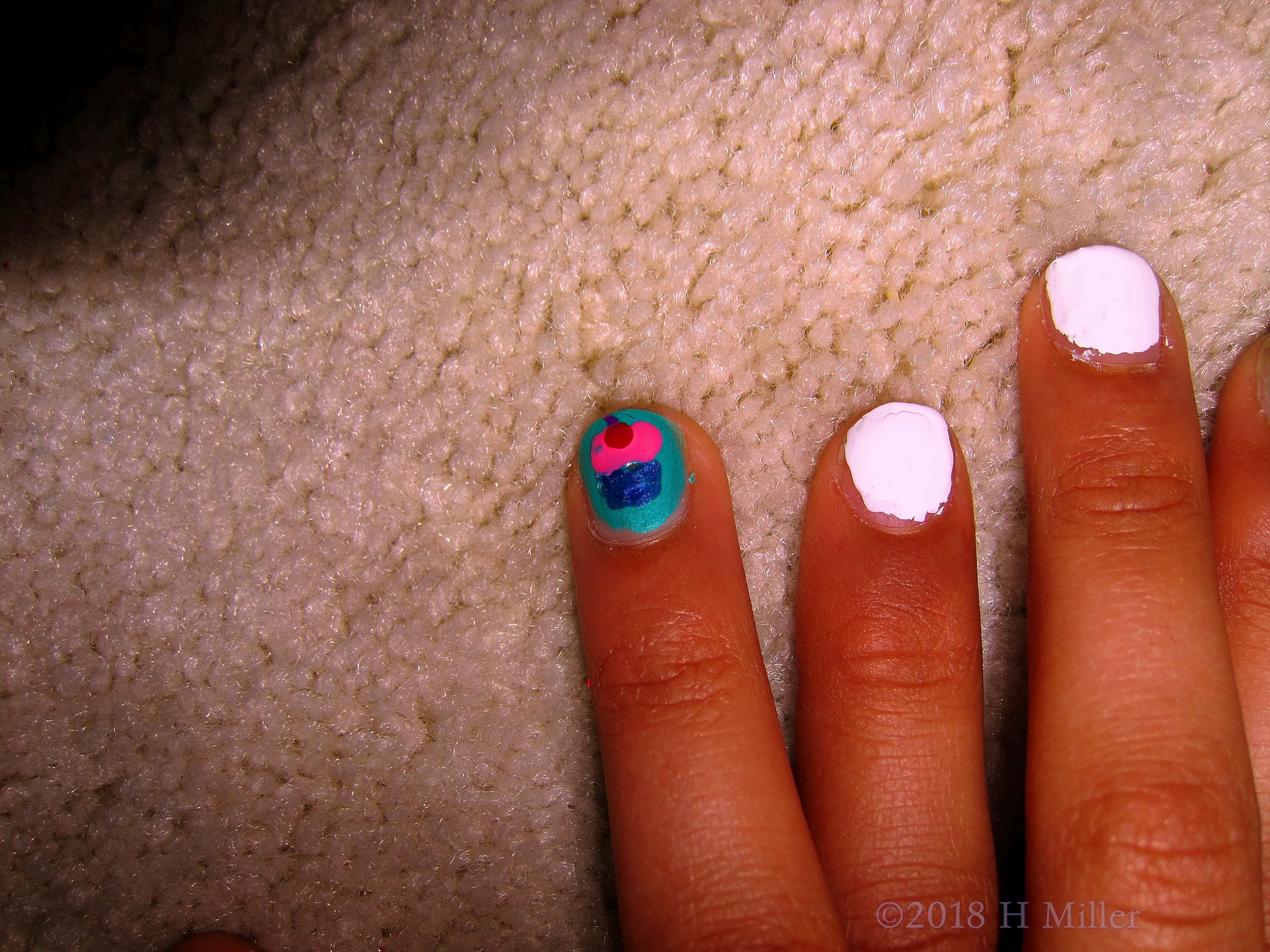One More Picture Of The Cupcake Nailart! One More Picture Of The Cupcake Nailart!