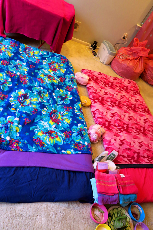 Comfy Kids Facial Mats With Facial Ingredients For The Kids Spa Party! Comfy Kids Facial Mats With Facial Ingredients For The Kids Spa Party!