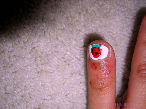 Cute Strawberry Nail Art. Cute Strawberry Nail Art.