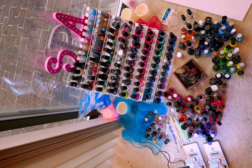 Huge Collection Of Nail Polish Colors For The Kids To Select From! Huge Collection Of Nail Polish Colors For The Kids To Select From!