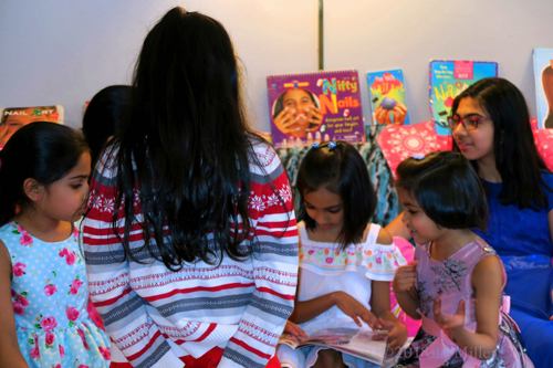 Spa Party Guests Are Busy Perusing The Nail Art Books! Spa Party Guests Are Busy Perusing The Nail Art Books!