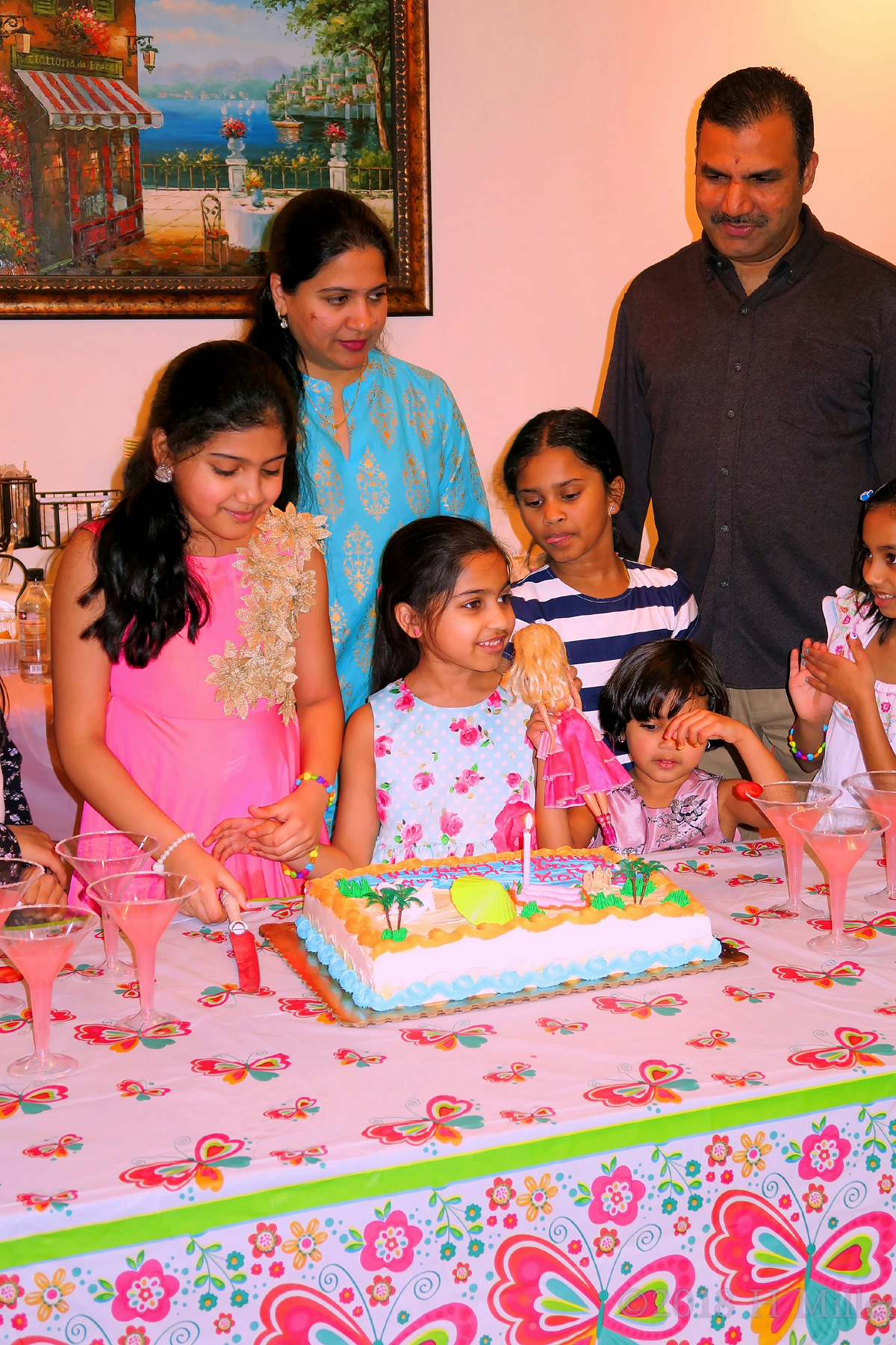 Darshini With Her Parents And Friends At Her Birthday Party! 1