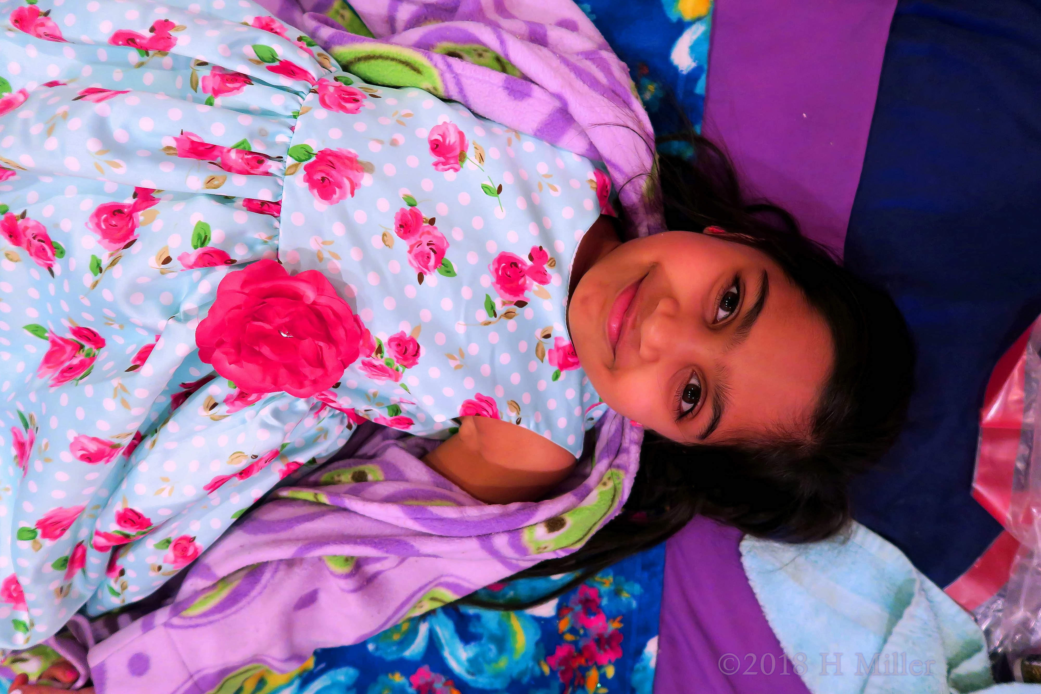 About To Begin With The Kids Facial. About To Begin With The Kids Facial.