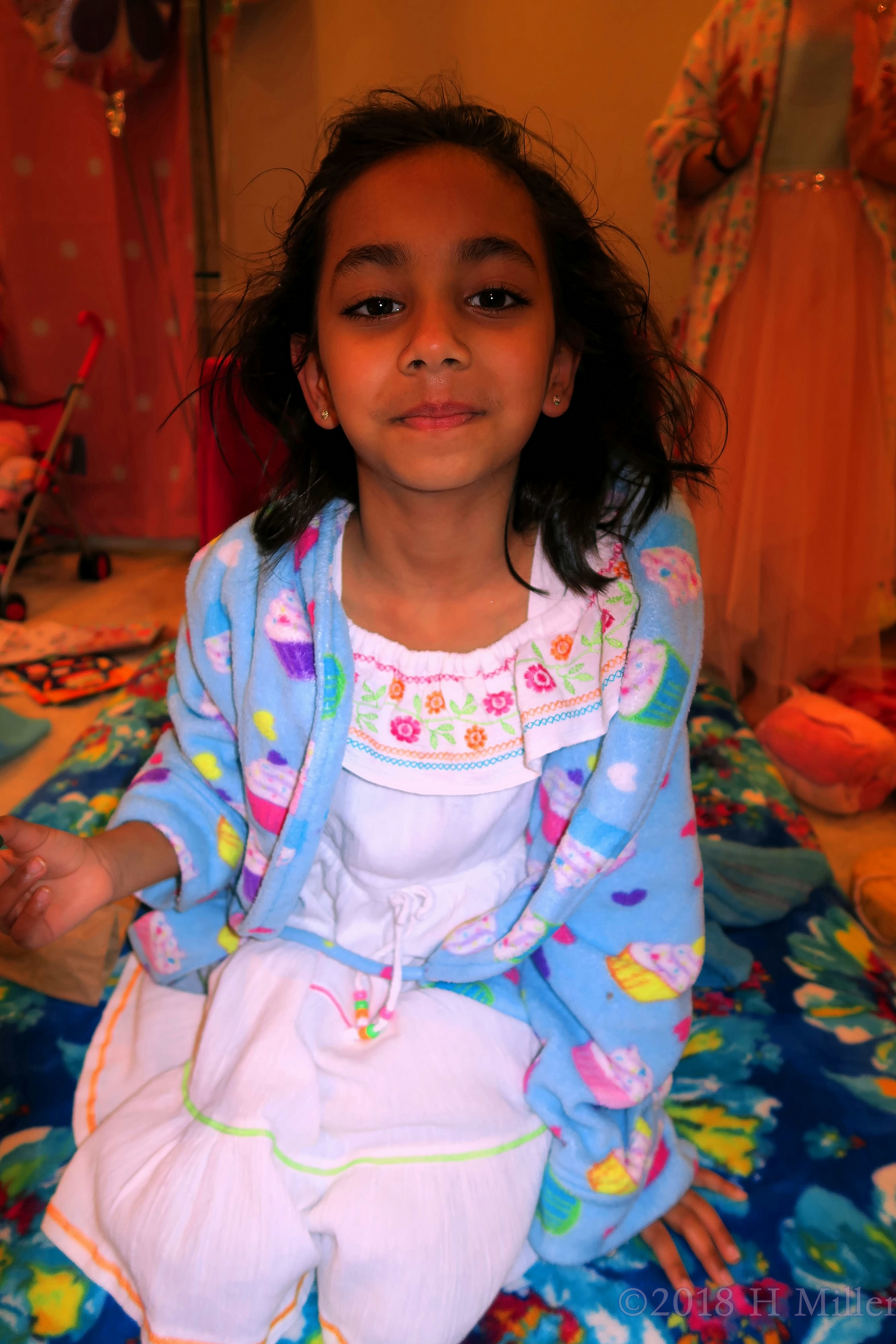 Happily Posing After She's Finished With Her Cool Kids Facial! Happily Posing After She's Finished With Her Cool Kids Facial!