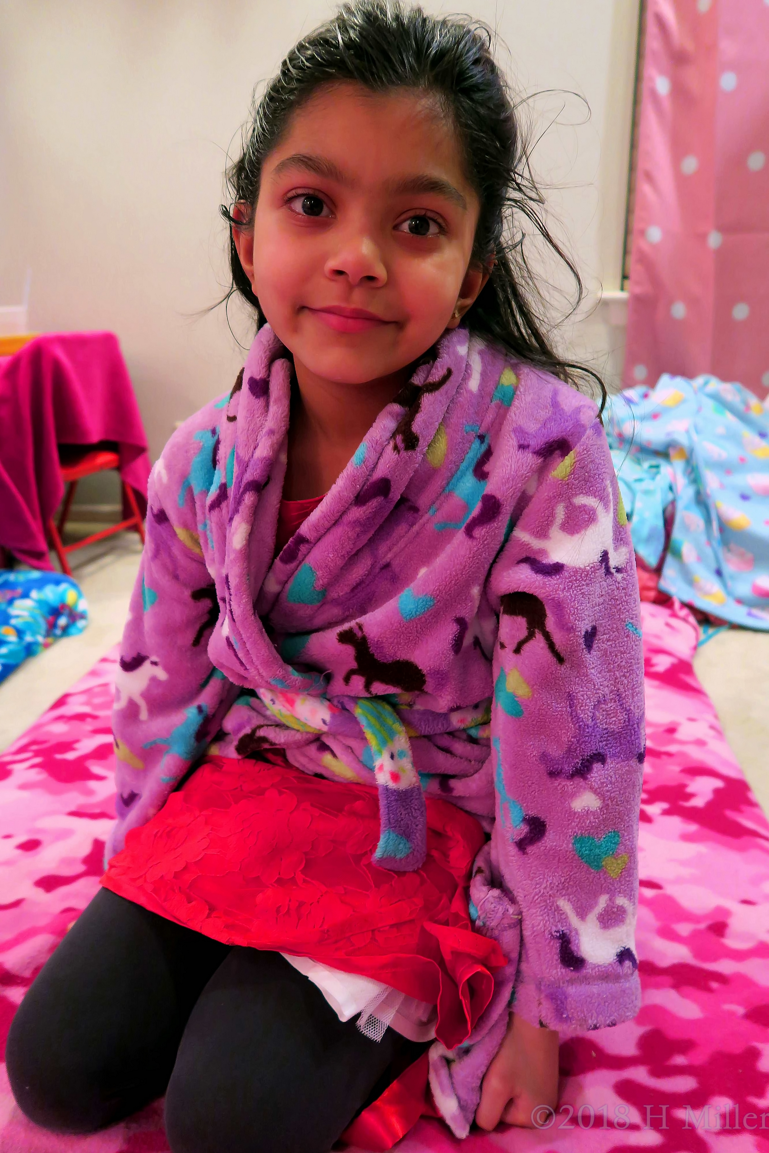 Radiant Skin After Her Girls Facial At The Spa Party. Radiant Skin After Her Girls Facial At The Spa Party.