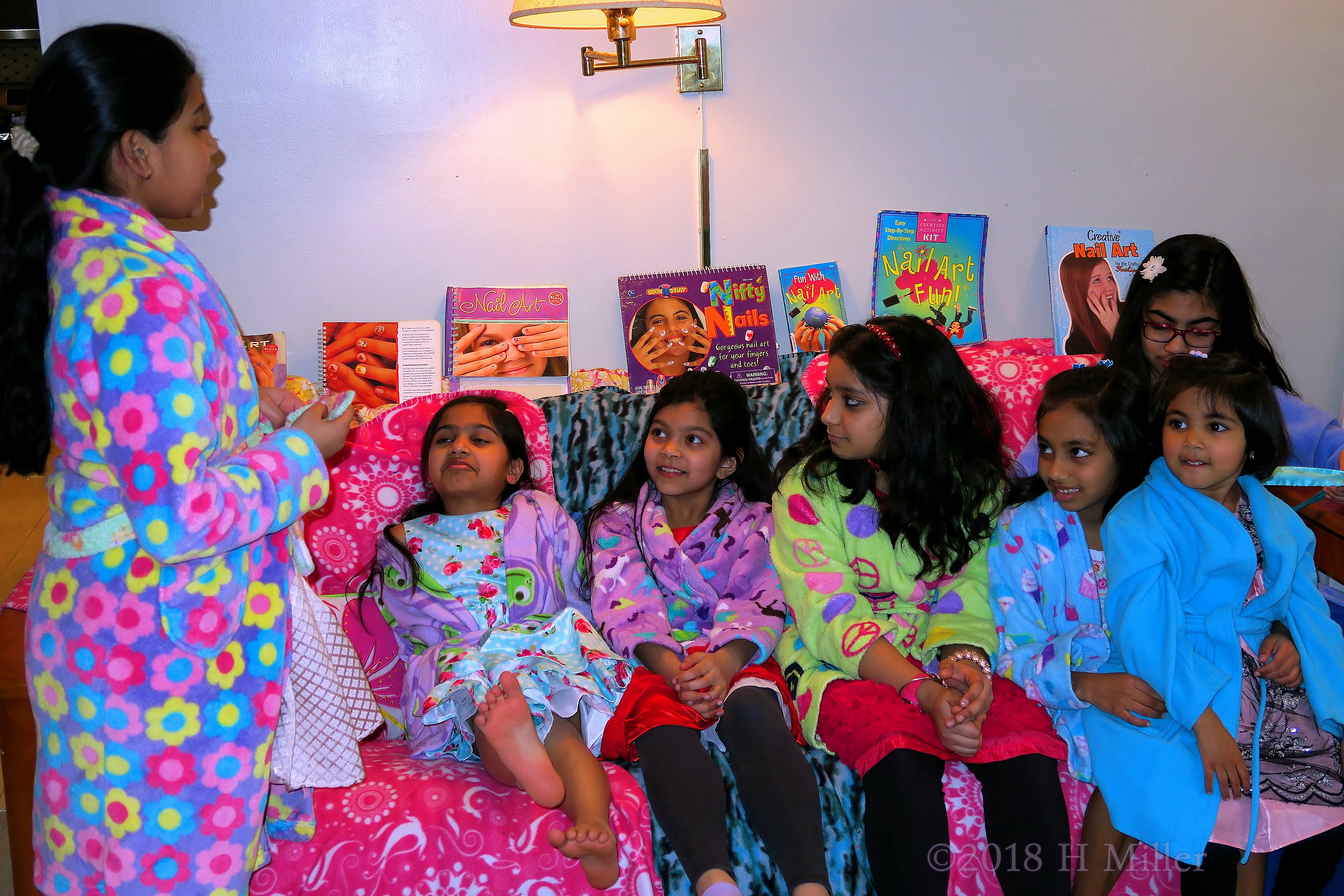 The Girls Are Having A Good Time At The Spa Party For Kids! The Girls Are Having A Good Time At The Spa Party For Kids!