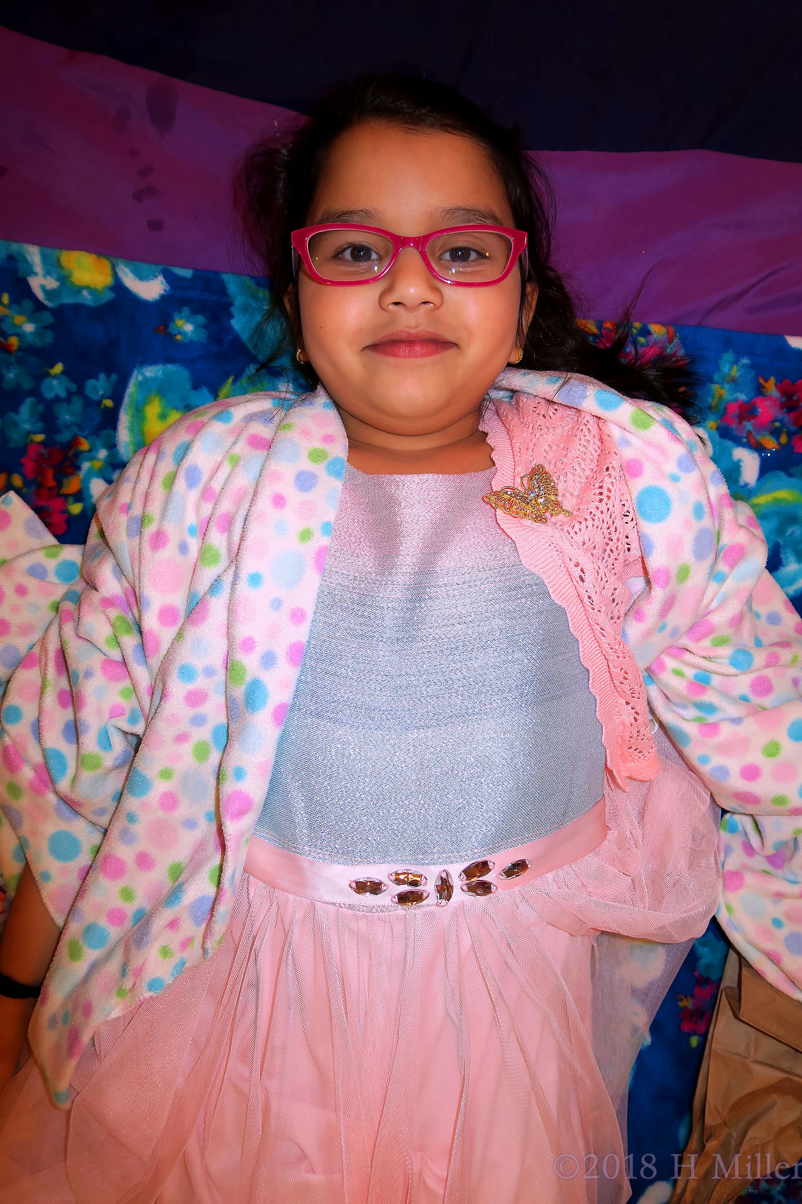 With Her Spa Robe On, She's Girls Facial Ready! With Her Spa Robe On, She's Girls Facial Ready!