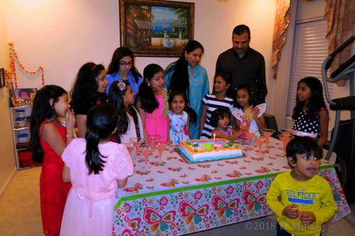 Darshini And Her Friends Enjoying Her Birthday Celebration!