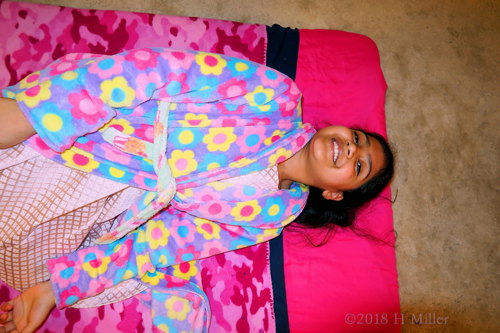 Excited And Smiling Before Her Facial For Girls Excited And Smiling Before Her Facial For Girls