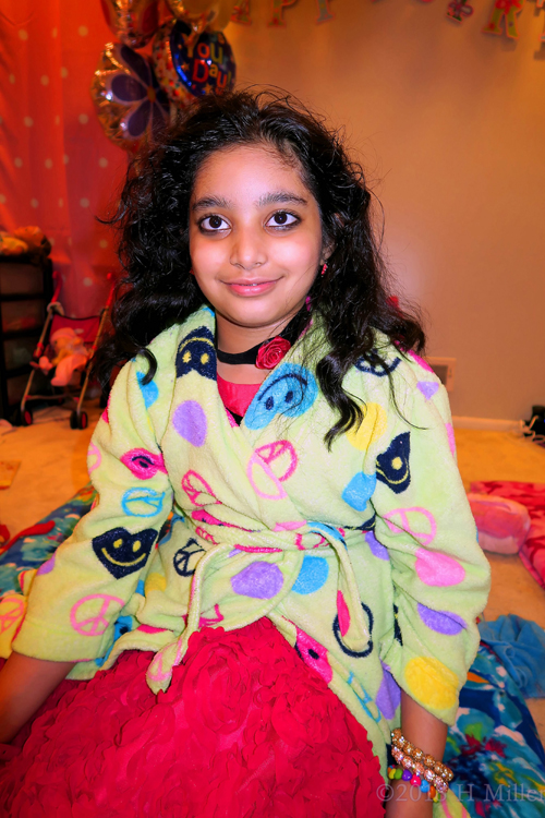 Spa Party Guest After The Facial For Girls! Spa Party Guest After The Facial For Girls!