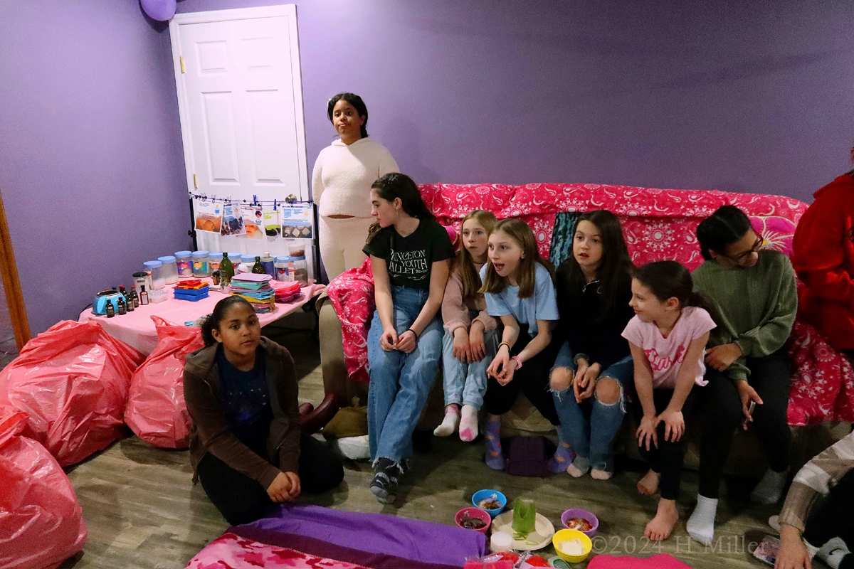 Spa Party For Girls Desiree's 12th Birthday 