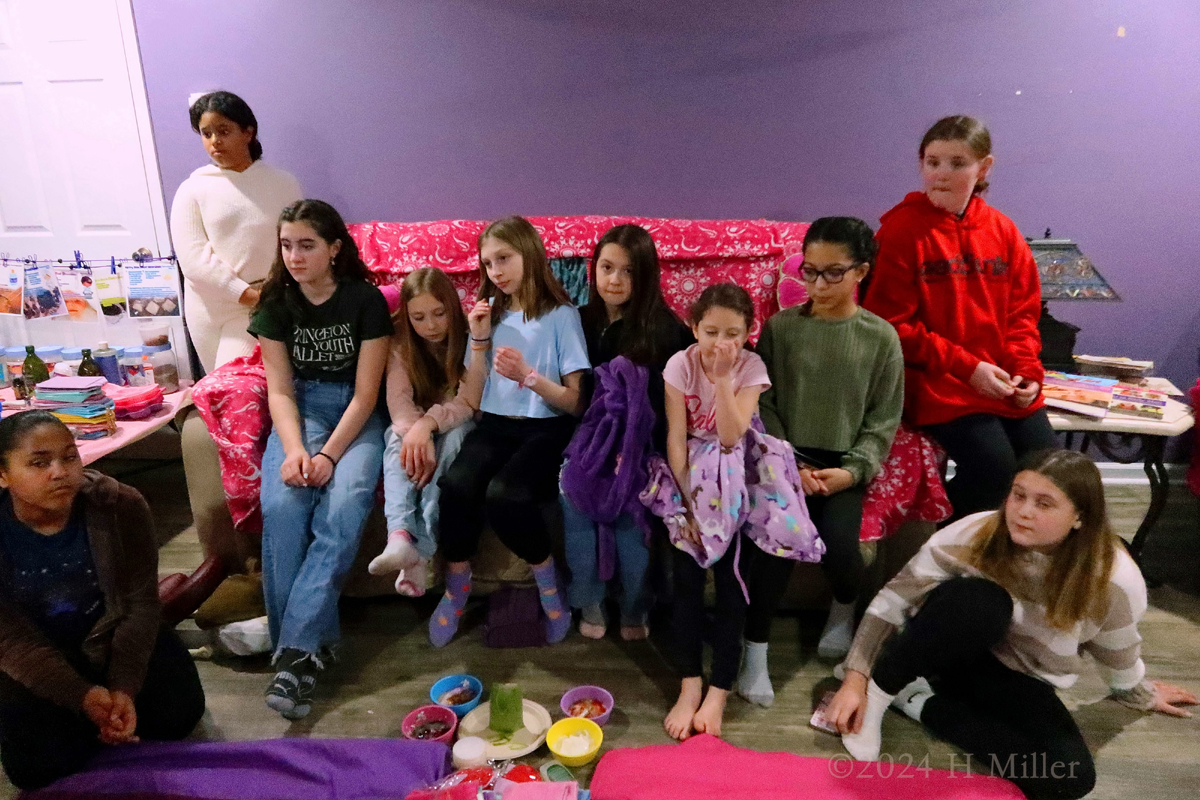 Spa Party For Girls Desiree's 12th Birthday 