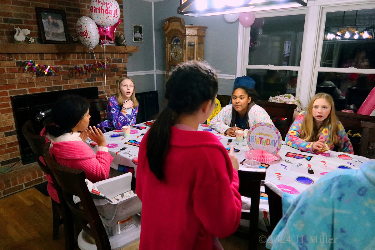 Spa Party For Girls Desiree's 12th Birthday 